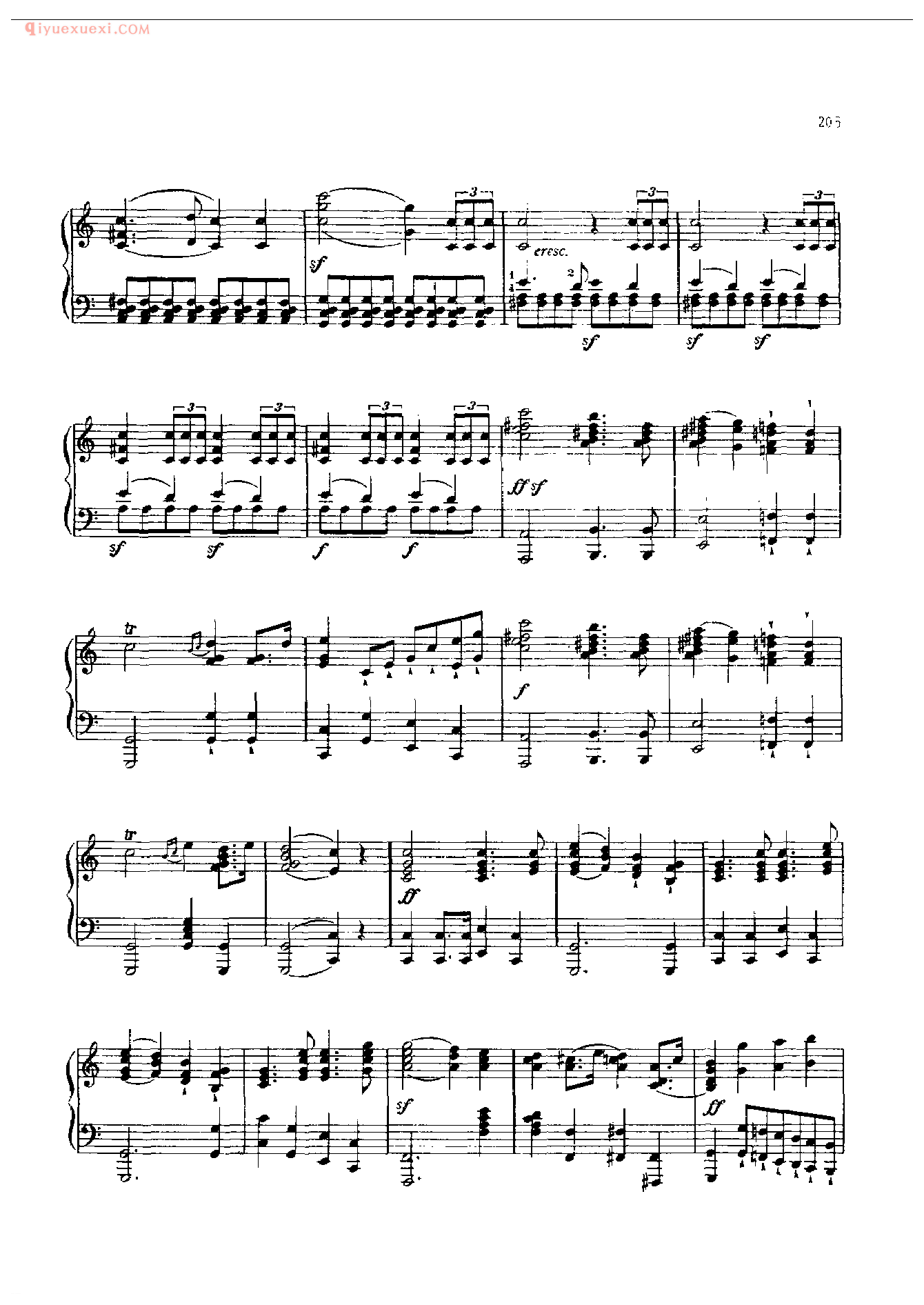 钢琴曲精选:结婚进行曲(Hochzeitsmarsch)门德尔松