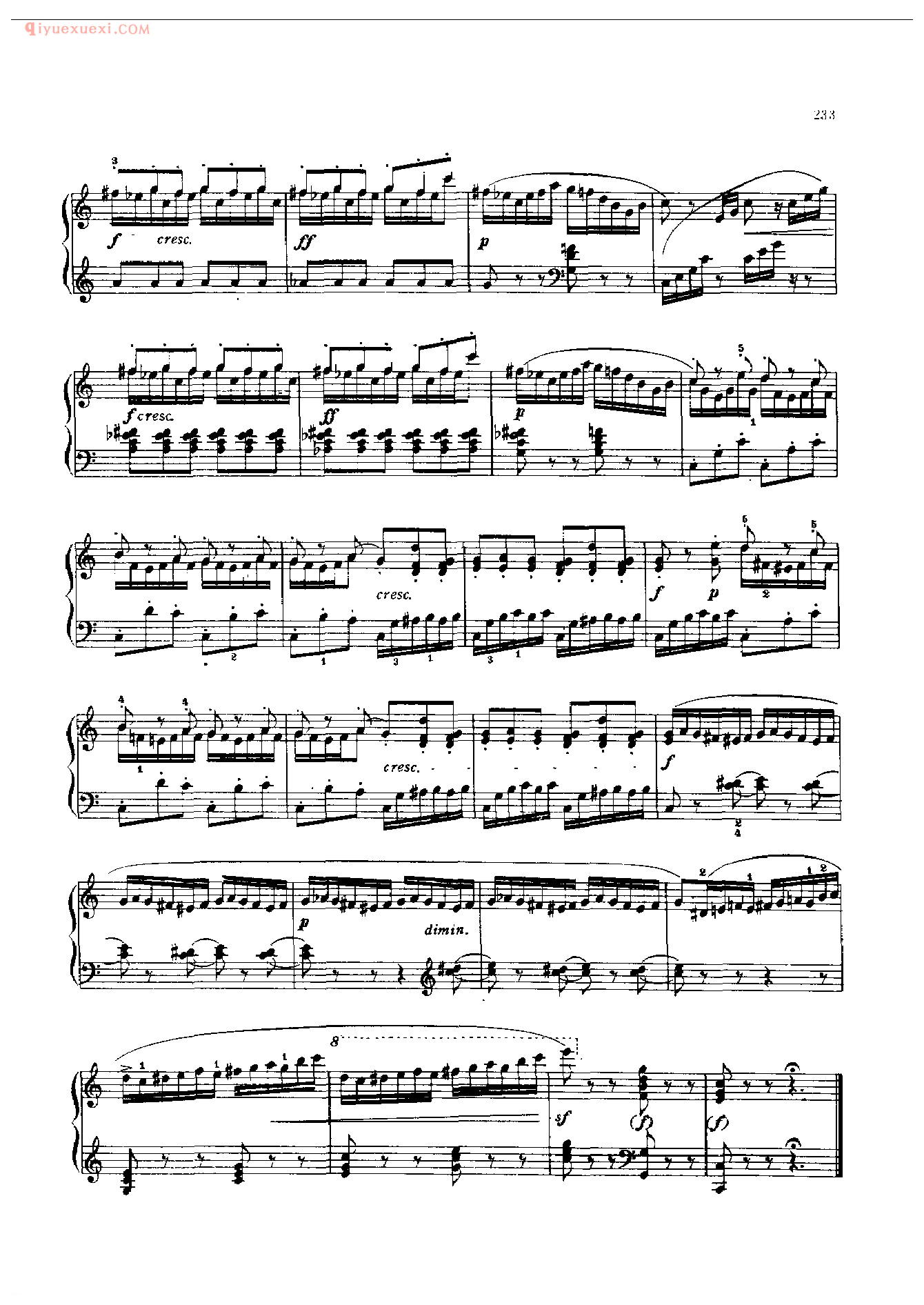 钢琴曲精选:猎人之歌(Jagerlied Lieder ohne worte) 门德尔松