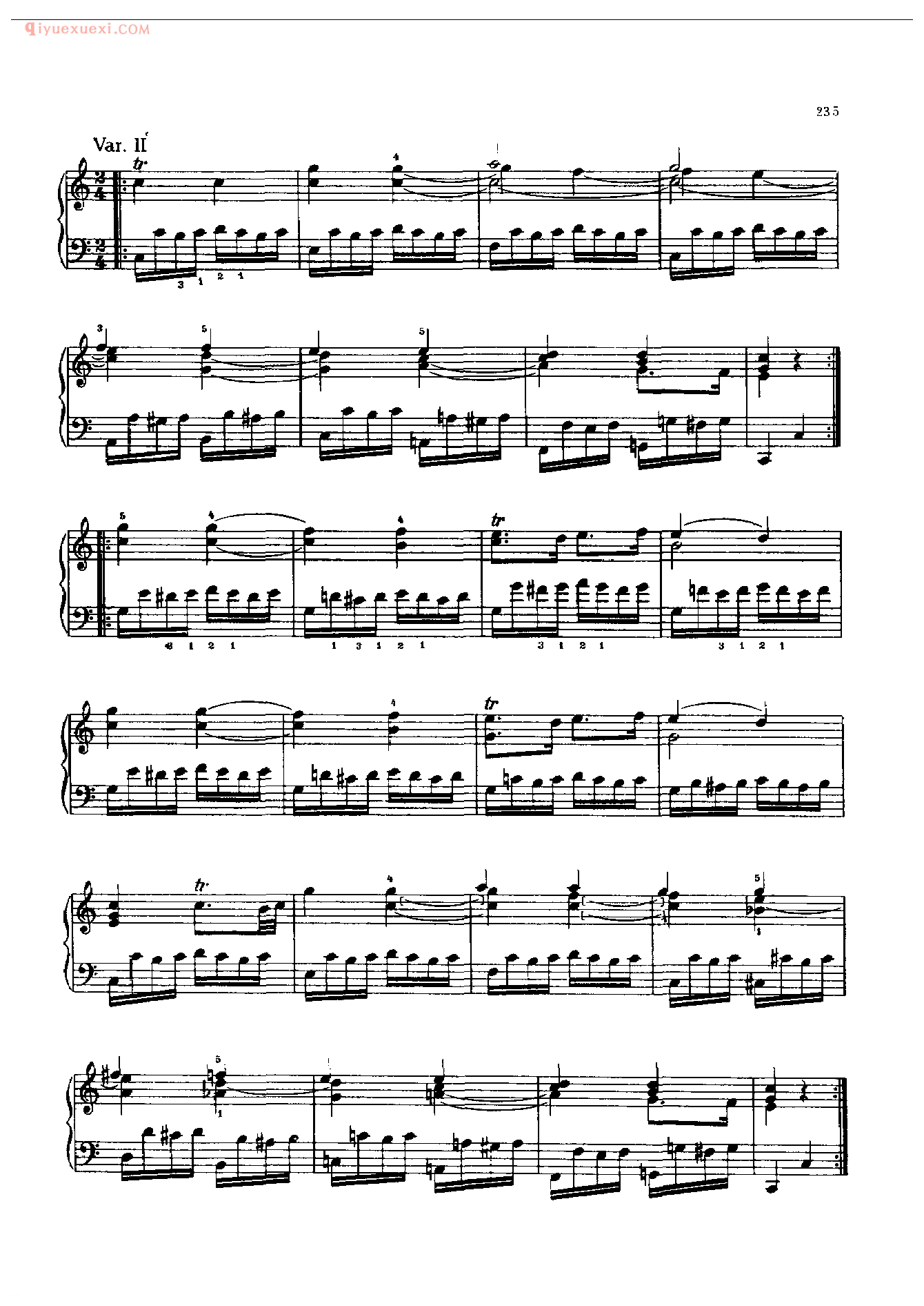 钢琴曲精选:纺纱曲(Spinnerlied~Lieder ohne worte)门德尔松
