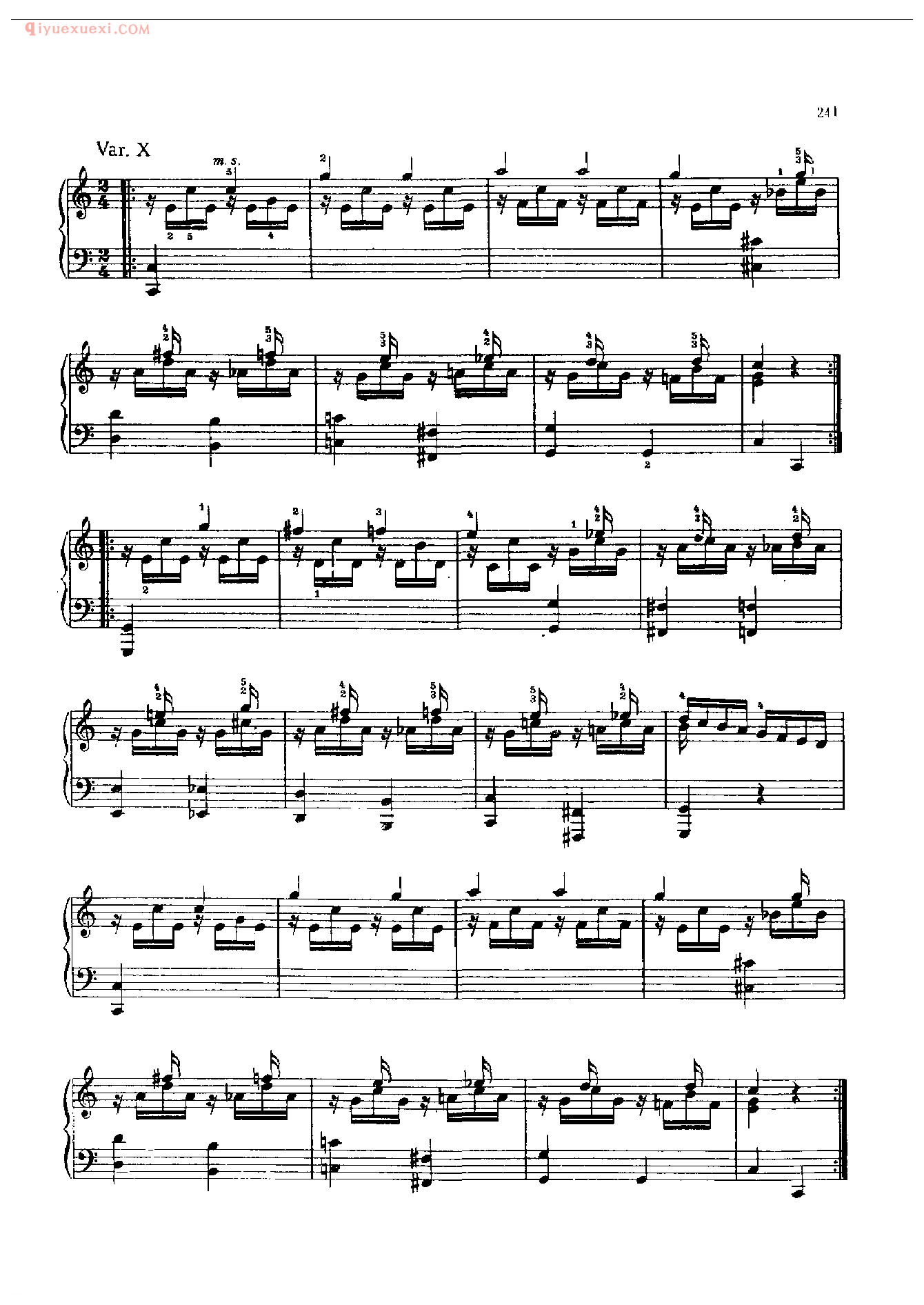 钢琴曲精选:纺纱曲(Spinnerlied~Lieder ohne worte)门德尔松