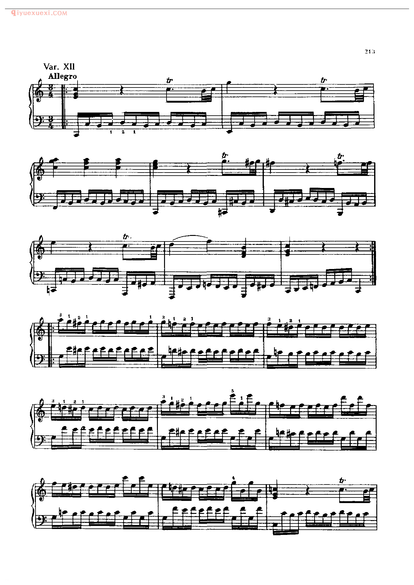 钢琴曲精选:纺纱曲(Spinnerlied~Lieder ohne worte)门德尔松