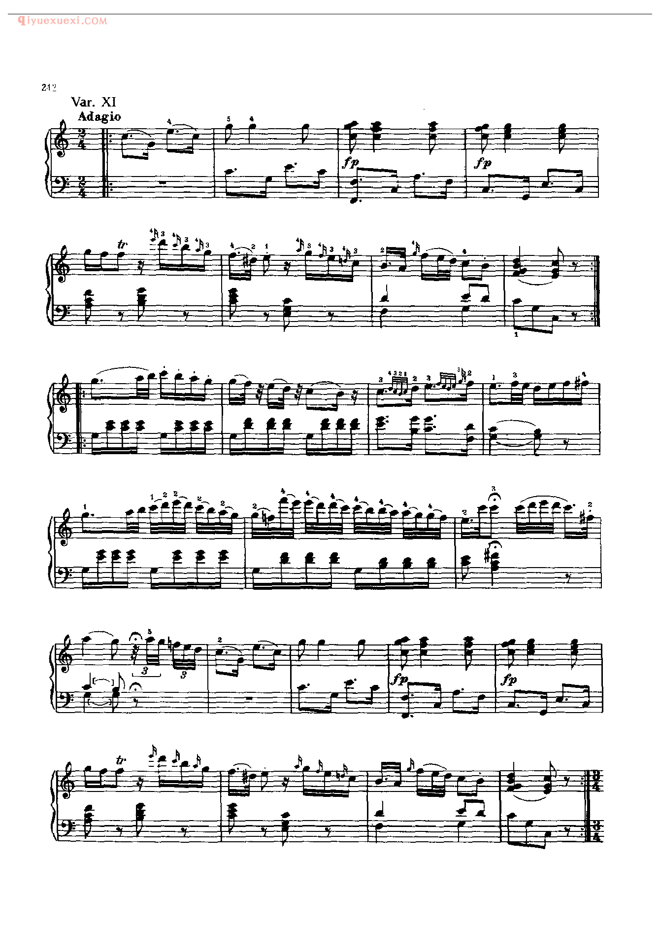钢琴曲精选:纺纱曲(Spinnerlied~Lieder ohne worte)门德尔松