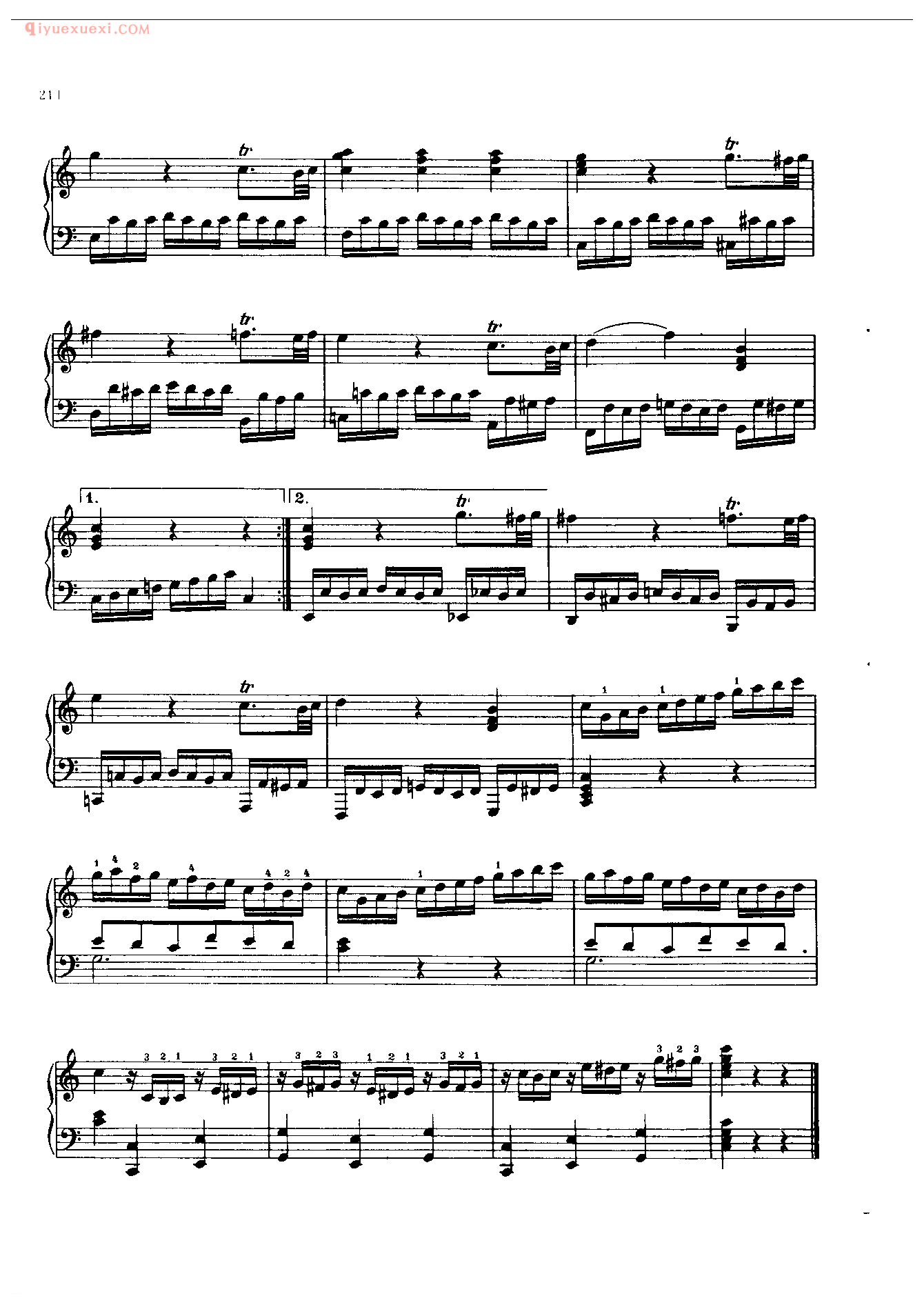 钢琴曲精选:纺纱曲(Spinnerlied~Lieder ohne worte)门德尔松