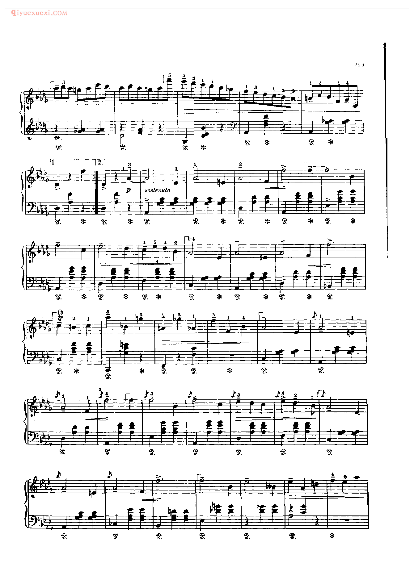 钢琴曲精选:“小狗”圆舞曲 降D大调(Valse in D flat Petit Chien)肖邦