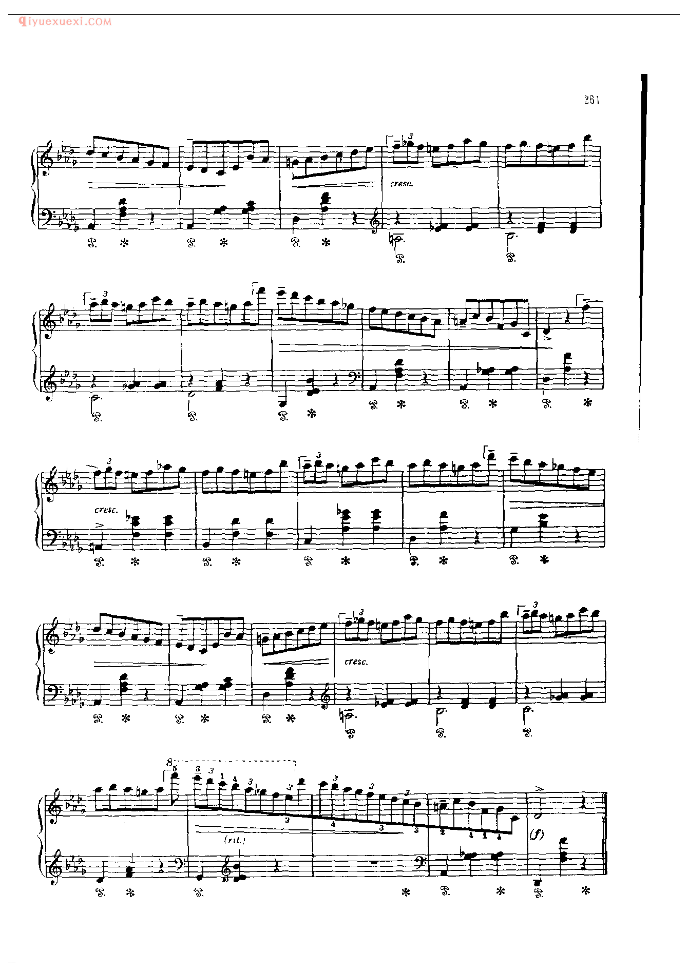 钢琴曲精选:“小狗”圆舞曲 降D大调(Valse in D flat Petit Chien)肖邦