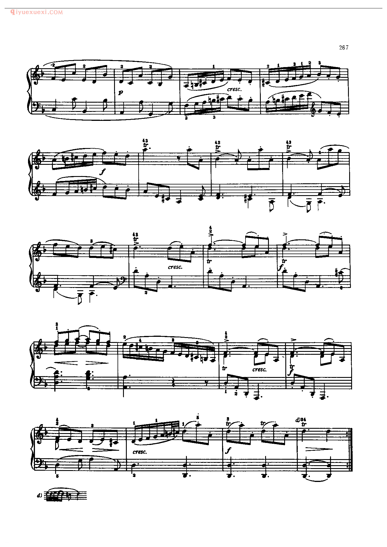 钢琴曲精选:田园奏鸣曲(D大调)(Sonata in D