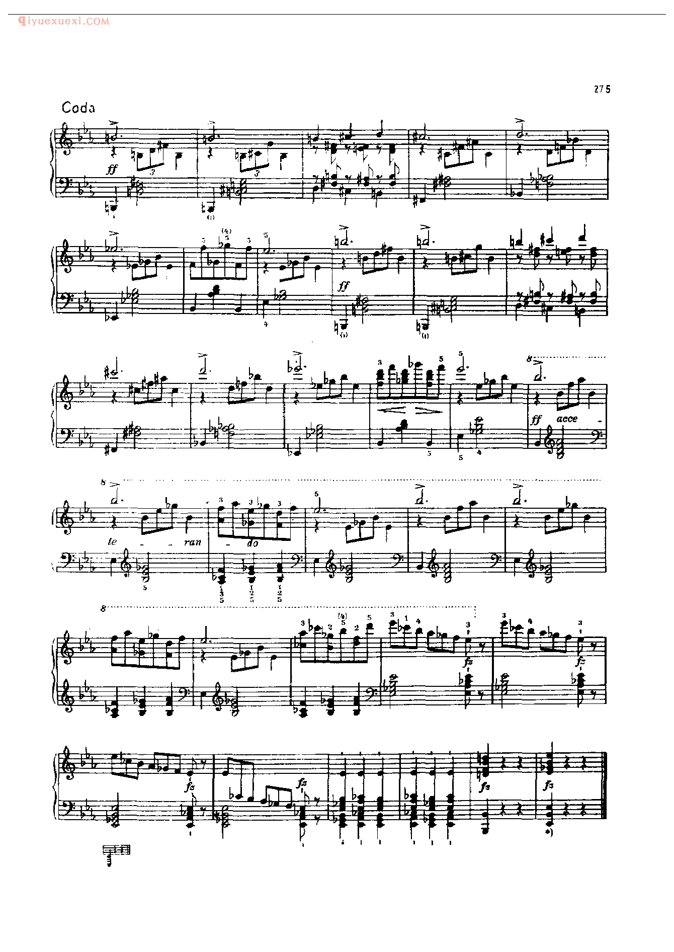 钢琴曲精选:即兴曲(第2首〉(Impromptu ll , Op. 90一2 )舒柏特