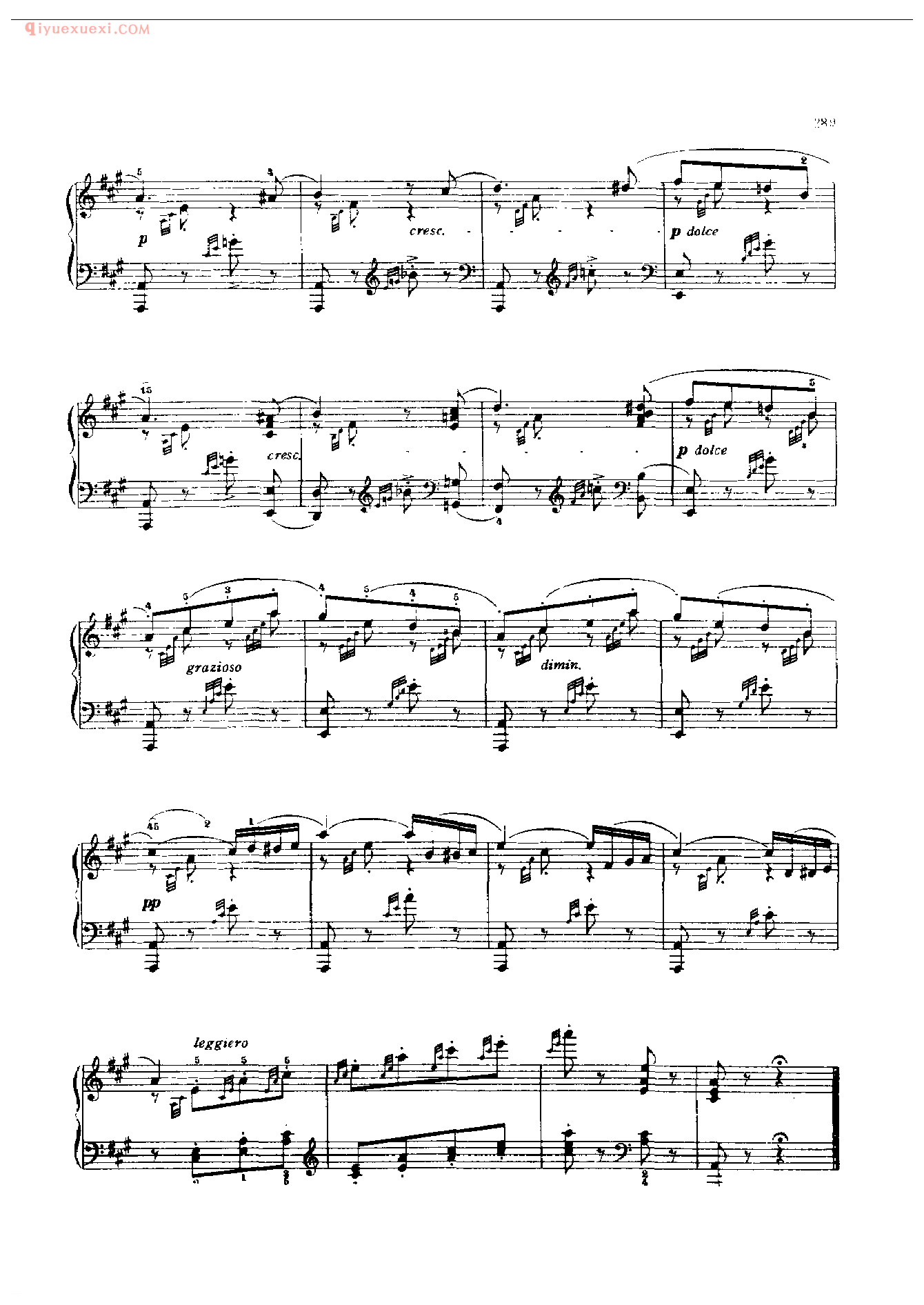 钢琴曲精选:春之歌(Fribling's Lied~