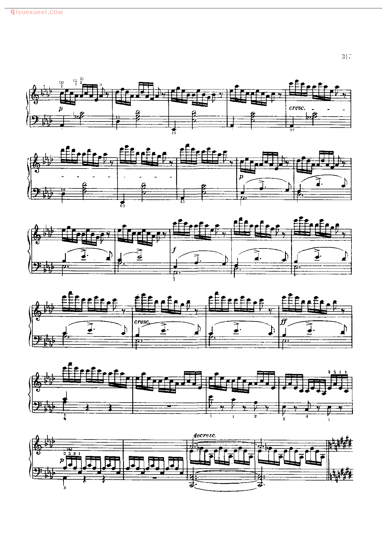 钢琴曲精选:即兴曲(第4首)(Impromptu Ⅳ ,Op. 90-4) 舒柏特