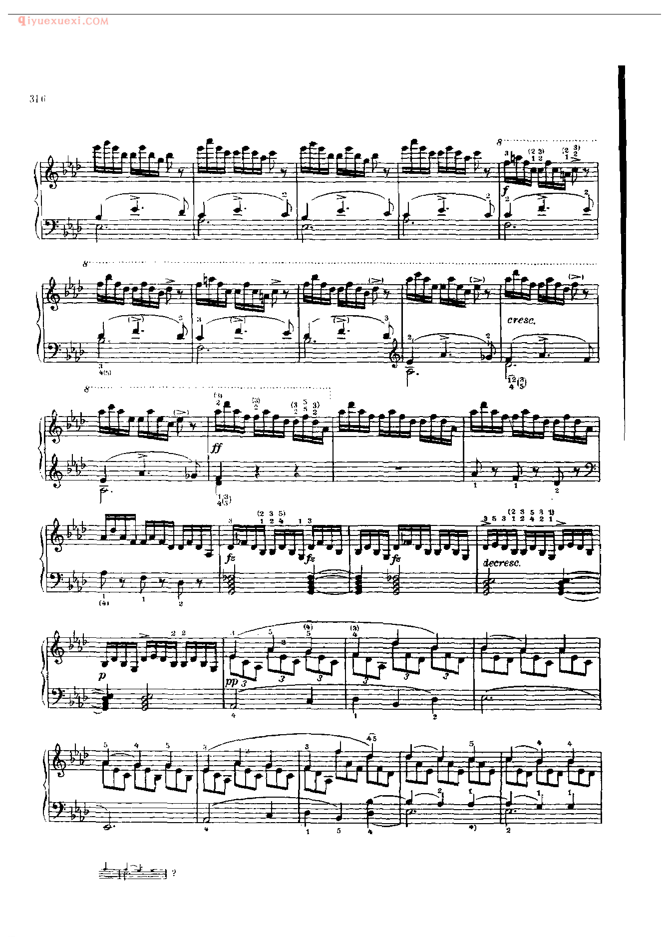 钢琴曲精选:即兴曲(第4首)(Impromptu Ⅳ ,Op. 90-4) 舒柏特