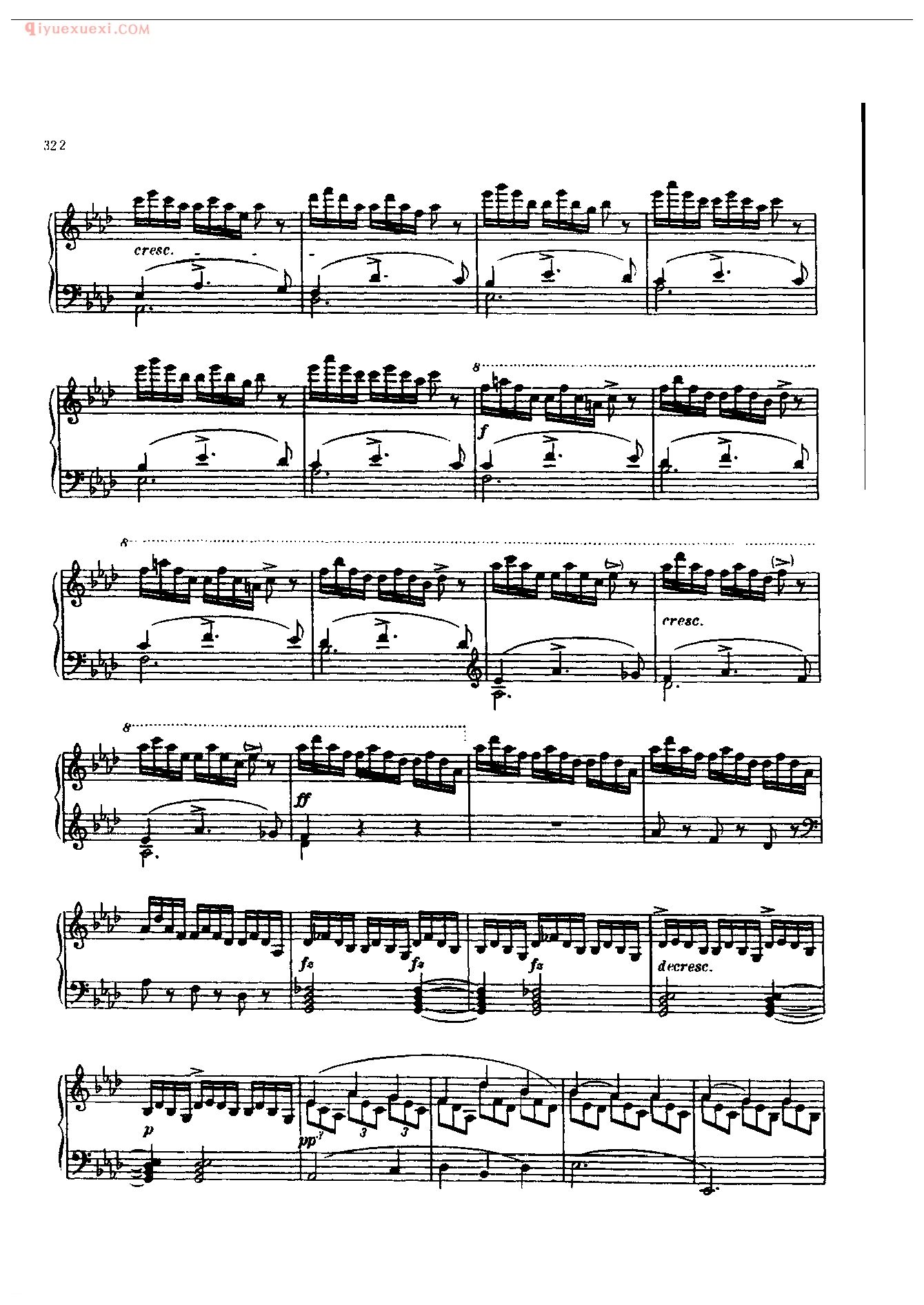 钢琴曲精选：即兴曲(第4首)(Impromptu Ⅳ ,Op. 90-4) 舒柏特