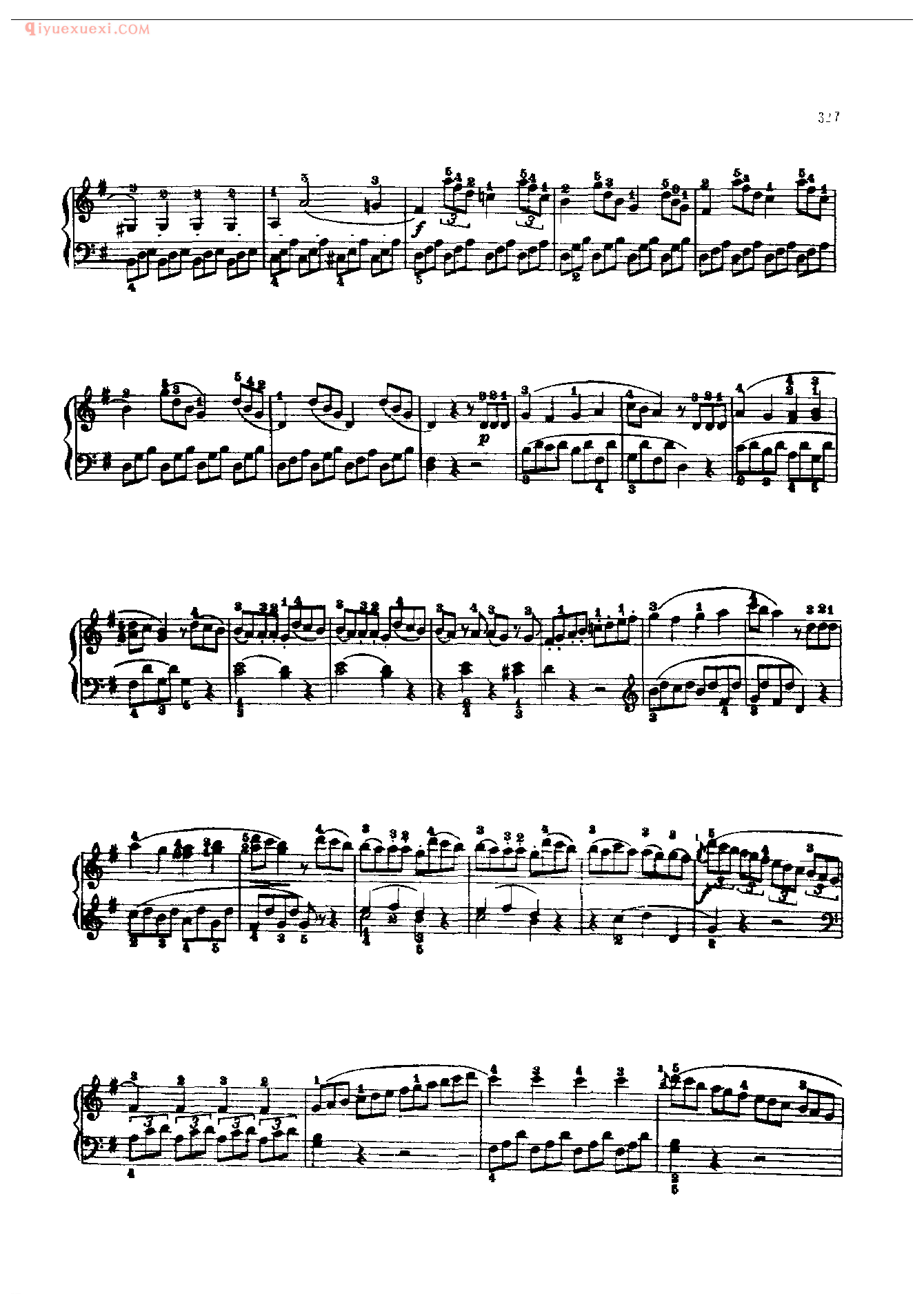 钢琴曲精选:奏鸣曲(G大调)(Sonata in G. Op.49一2)贝多芬
