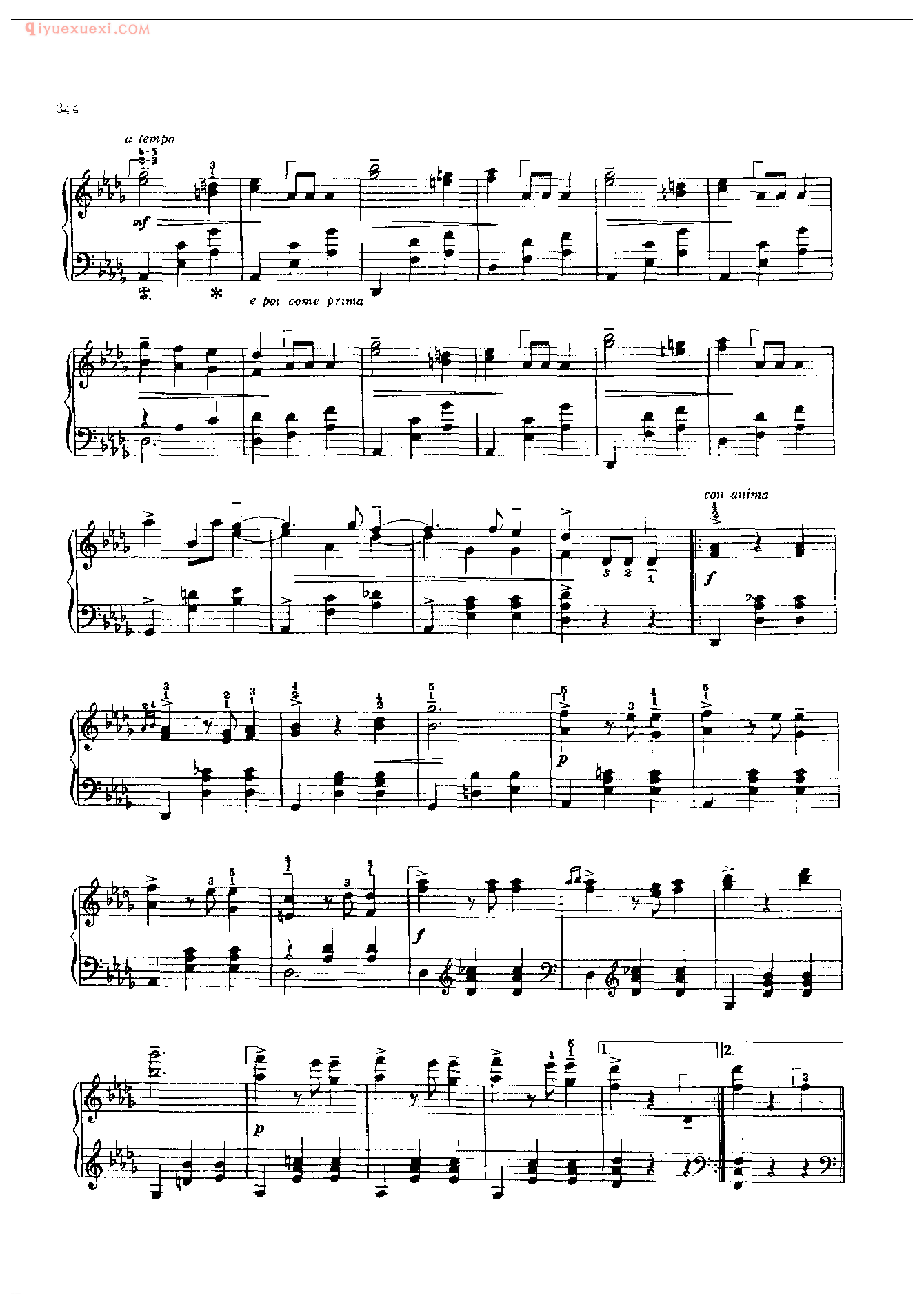 钢琴曲精选:辉煌的大圆舞曲(Grande Valse Brillante) 肖邦