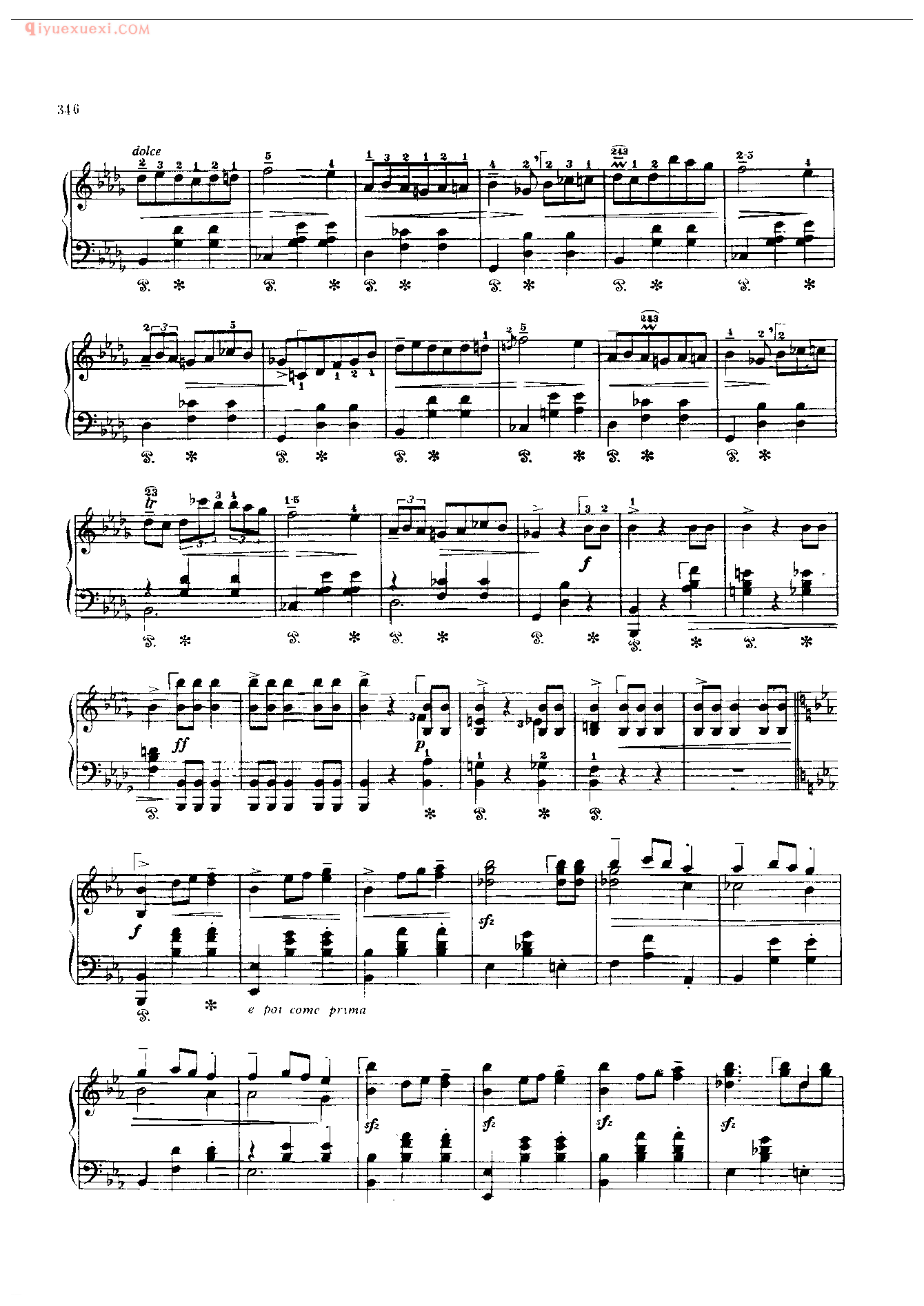 钢琴曲精选：辉煌的大圆舞曲(Grande Valse Brillante) 肖邦