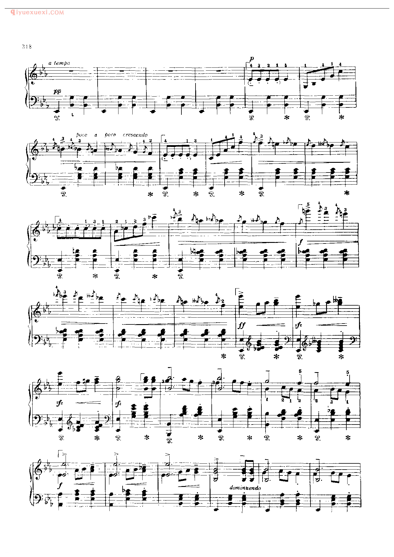 钢琴曲精选：辉煌的大圆舞曲(Grande Valse Brillante) 肖邦