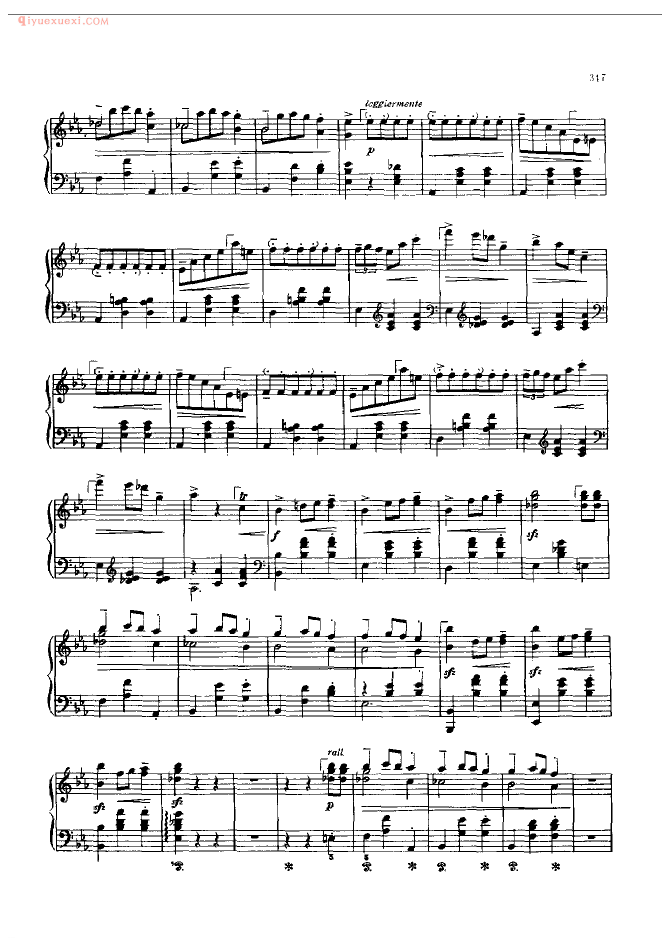 钢琴曲精选：辉煌的大圆舞曲(Grande Valse Brillante) 肖邦