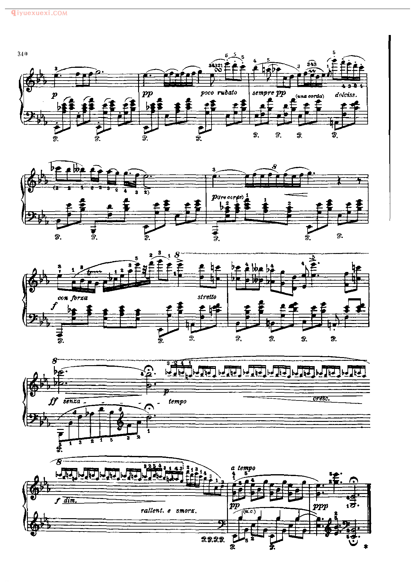 钢琴曲精选:夜曲(Nocturne) op.9-2 肖邦