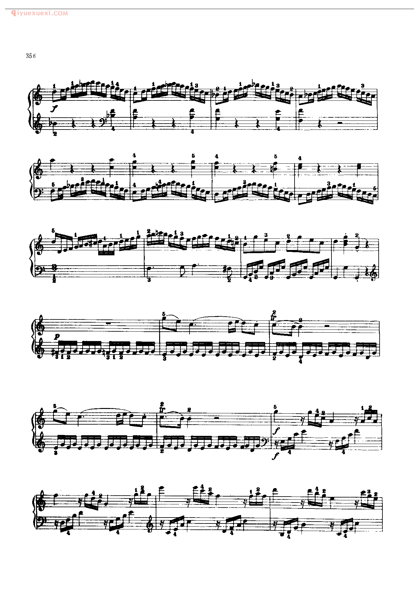钢琴曲精选:奏鸣曲(C大调〉(Sonata in C,K. V.545)莫扎特