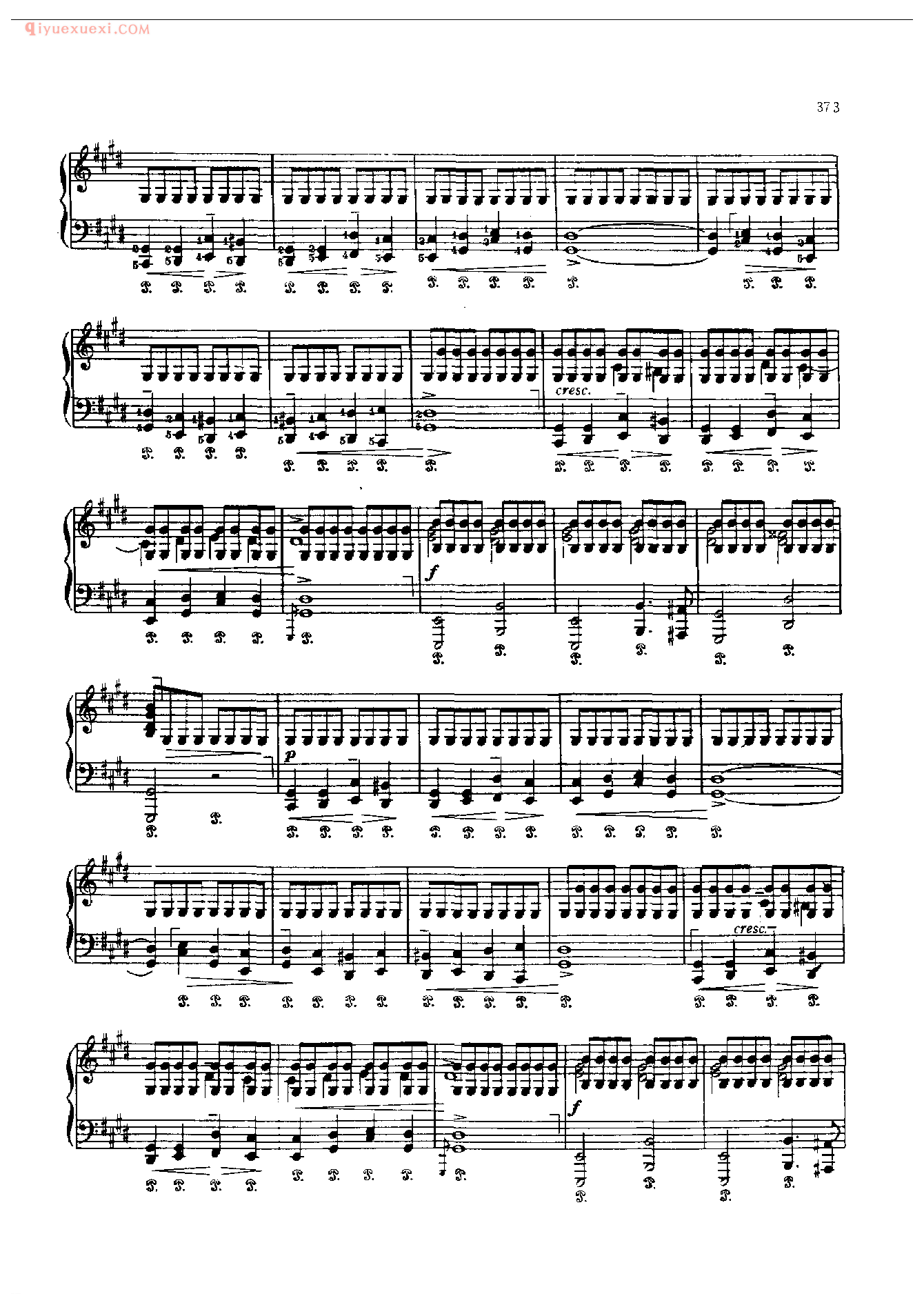 钢琴曲精选:雨点前跋曲(降D大调)(Prelude in D flat Raindrop)肖邦