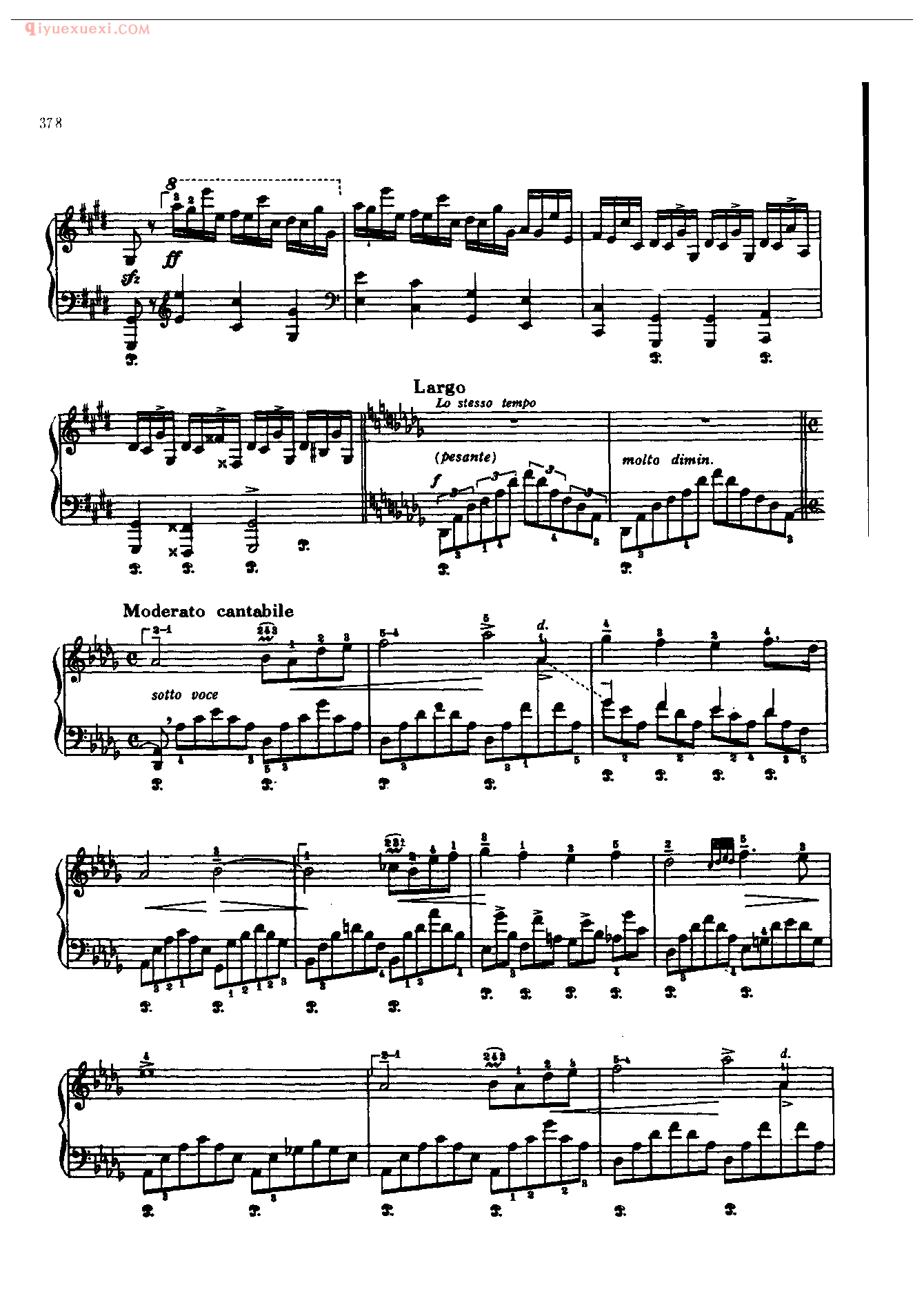钢琴曲精选:幻想即兴曲(Fantasie-Impromptu) 肖邦