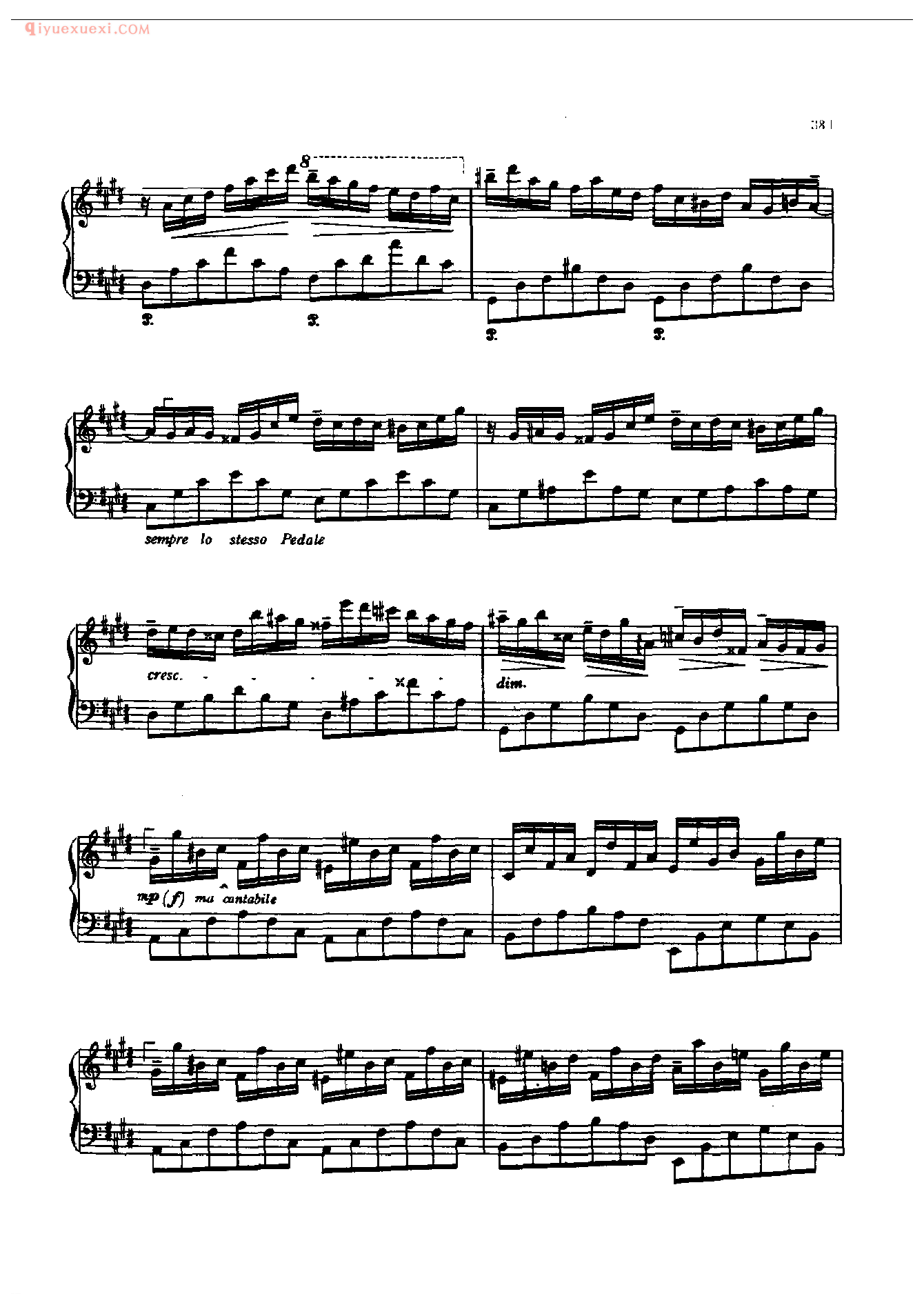 钢琴曲精选:幻想即兴曲(Fantasie-Impromptu) 肖邦
