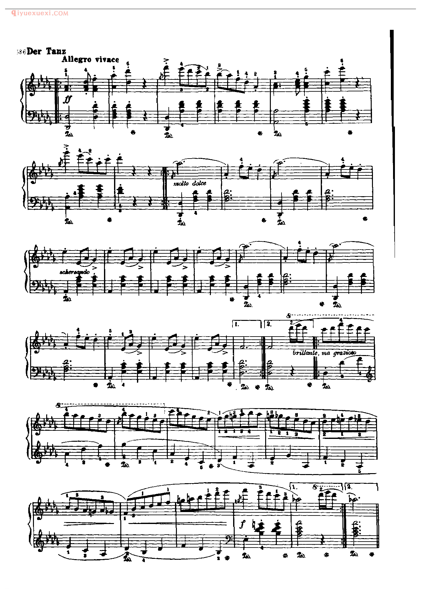 钢琴曲精选:邀舞(Aufforderung zum Tanz) 韦伯