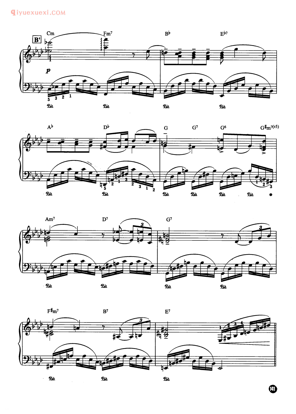 理查德克莱德曼名曲_你的一切_钢琴乐谱