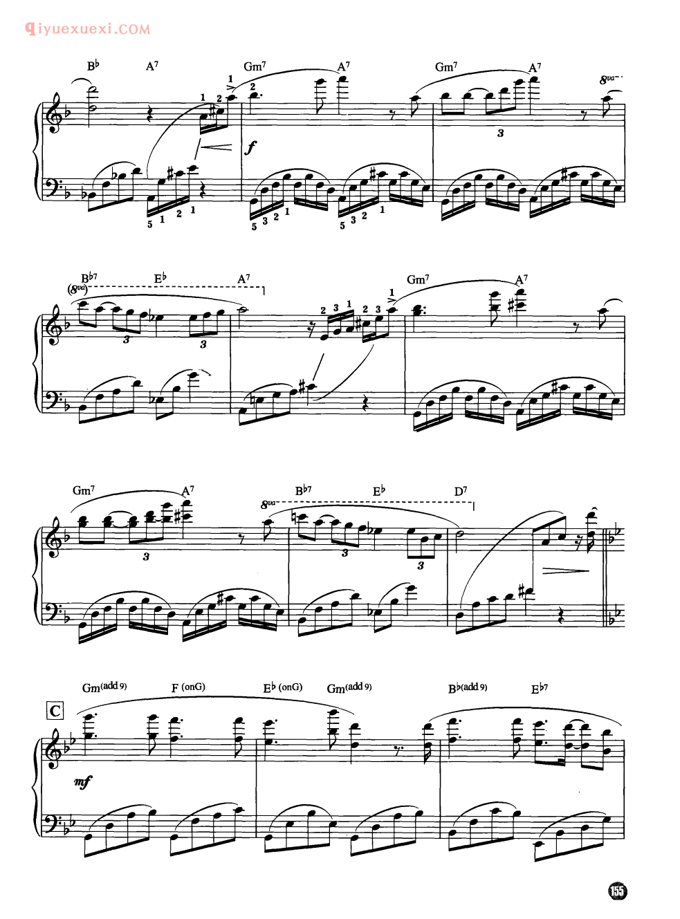 理查德克莱德曼名曲_孤独的路_钢琴乐谱