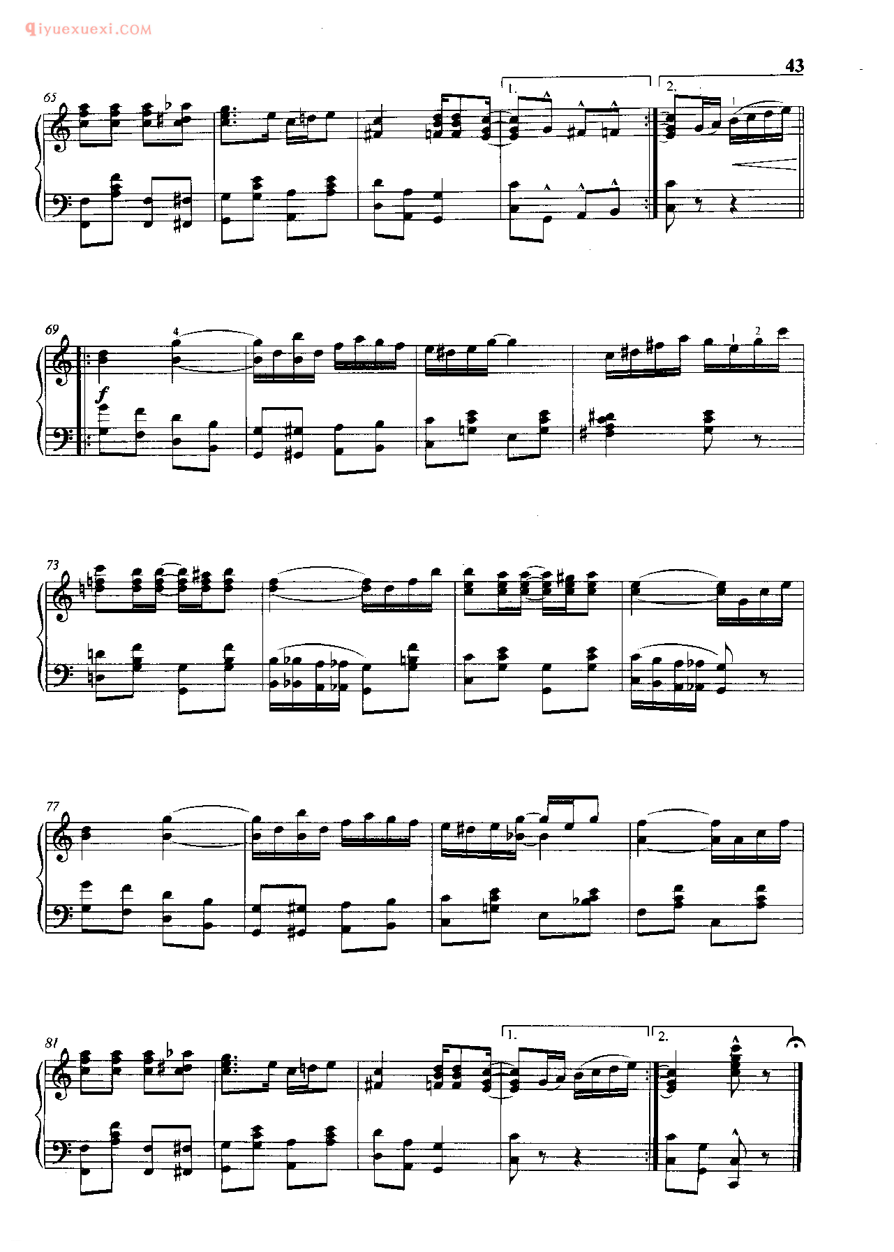 雷格泰姆舞钢琴曲_哭泣的杨柳_斯科特·乔普林
