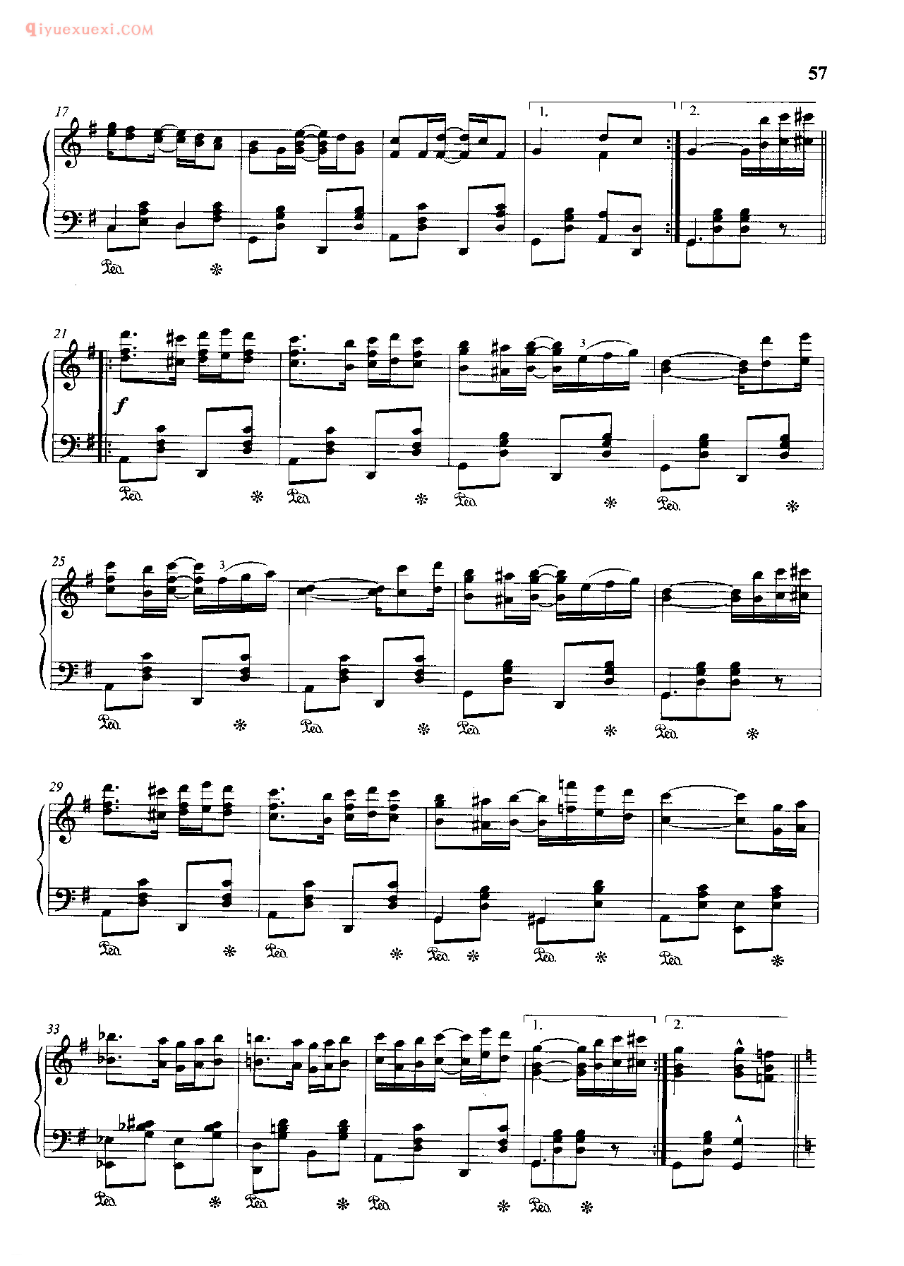 雷格泰姆舞钢琴曲_大枫树_斯科特·乔普林