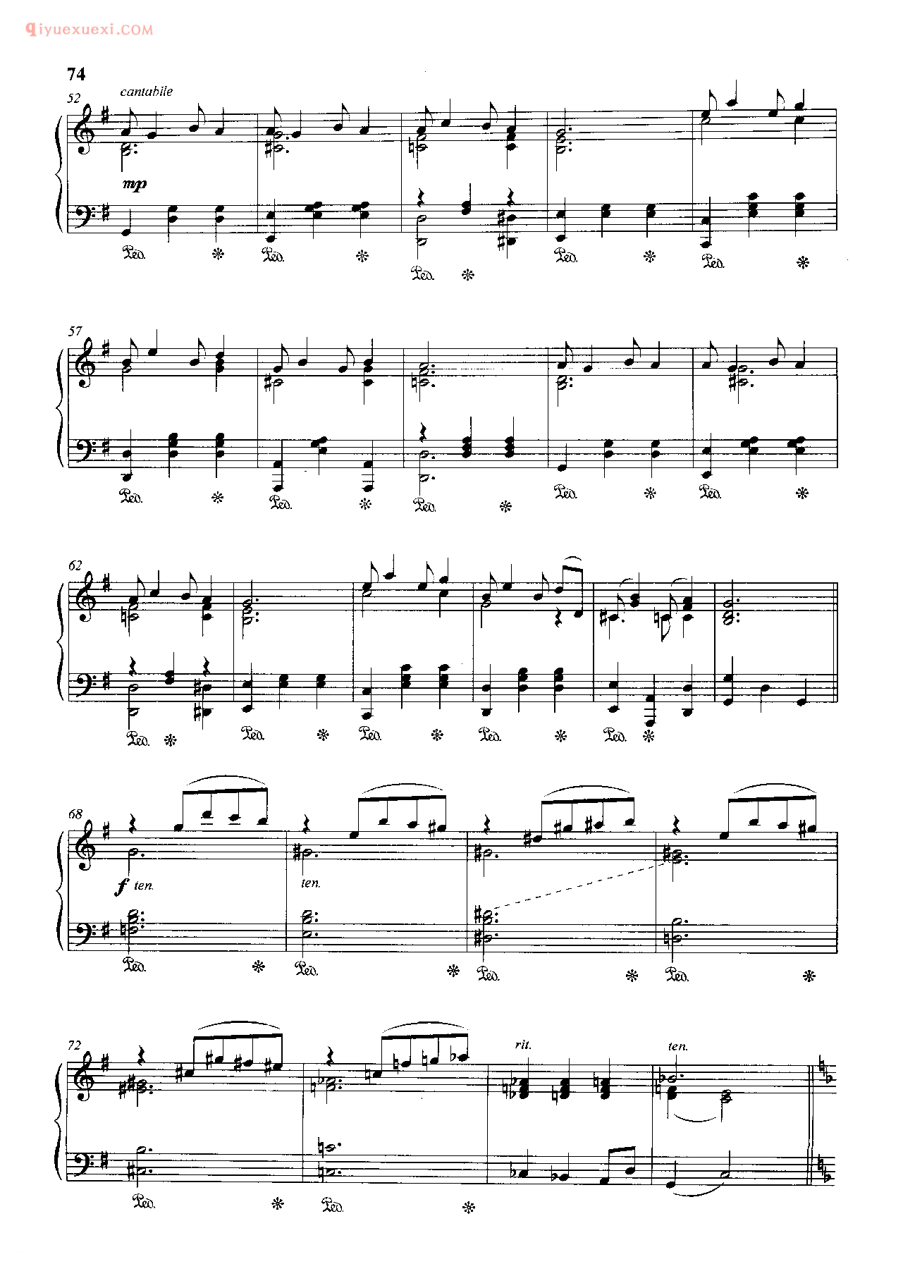 雷格泰姆舞钢琴曲_贝西娜_斯科特·乔普林