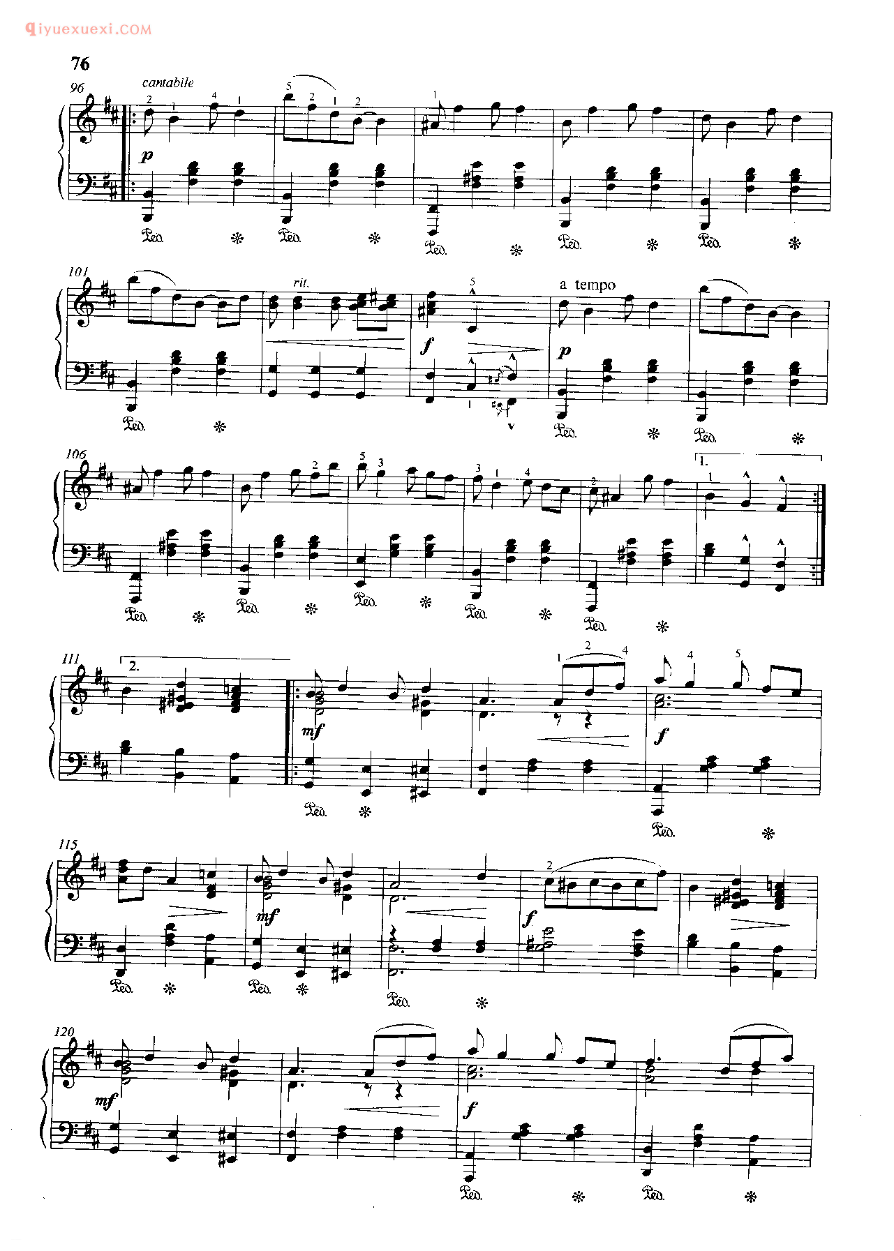 雷格泰姆舞钢琴曲_贝西娜_斯科特·乔普林
