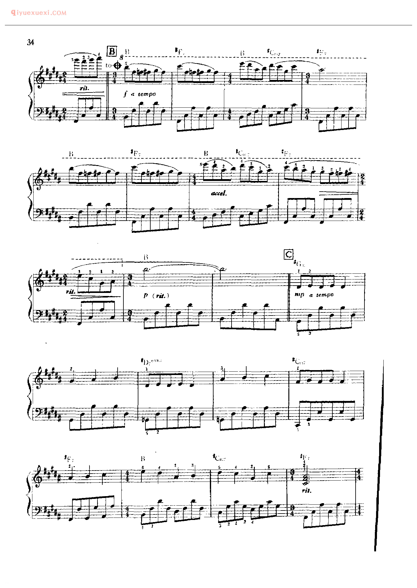理查德克莱德曼钢琴曲_爱的旋律_保罗·德·森纳维尔、奥利弗埃·图圣曲