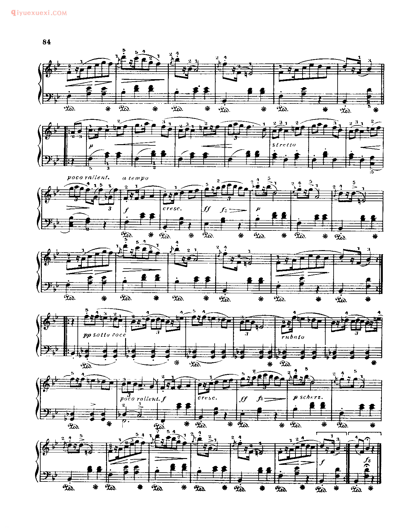 世界钢琴名曲谱_玛祖卡(作品7之1)_肖邦