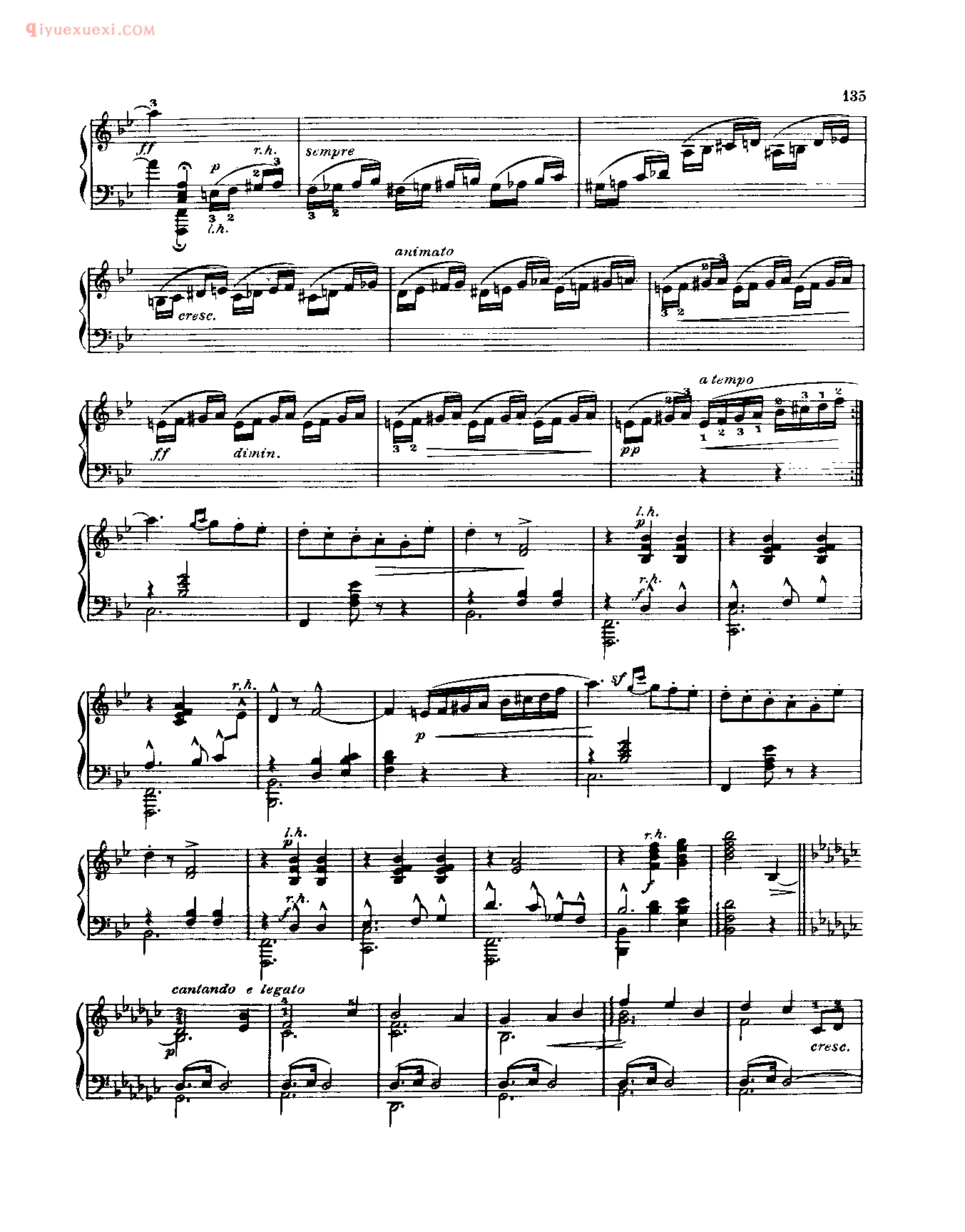 世界钢琴名曲谱_玛祖卡(作品54之2)_戈达
