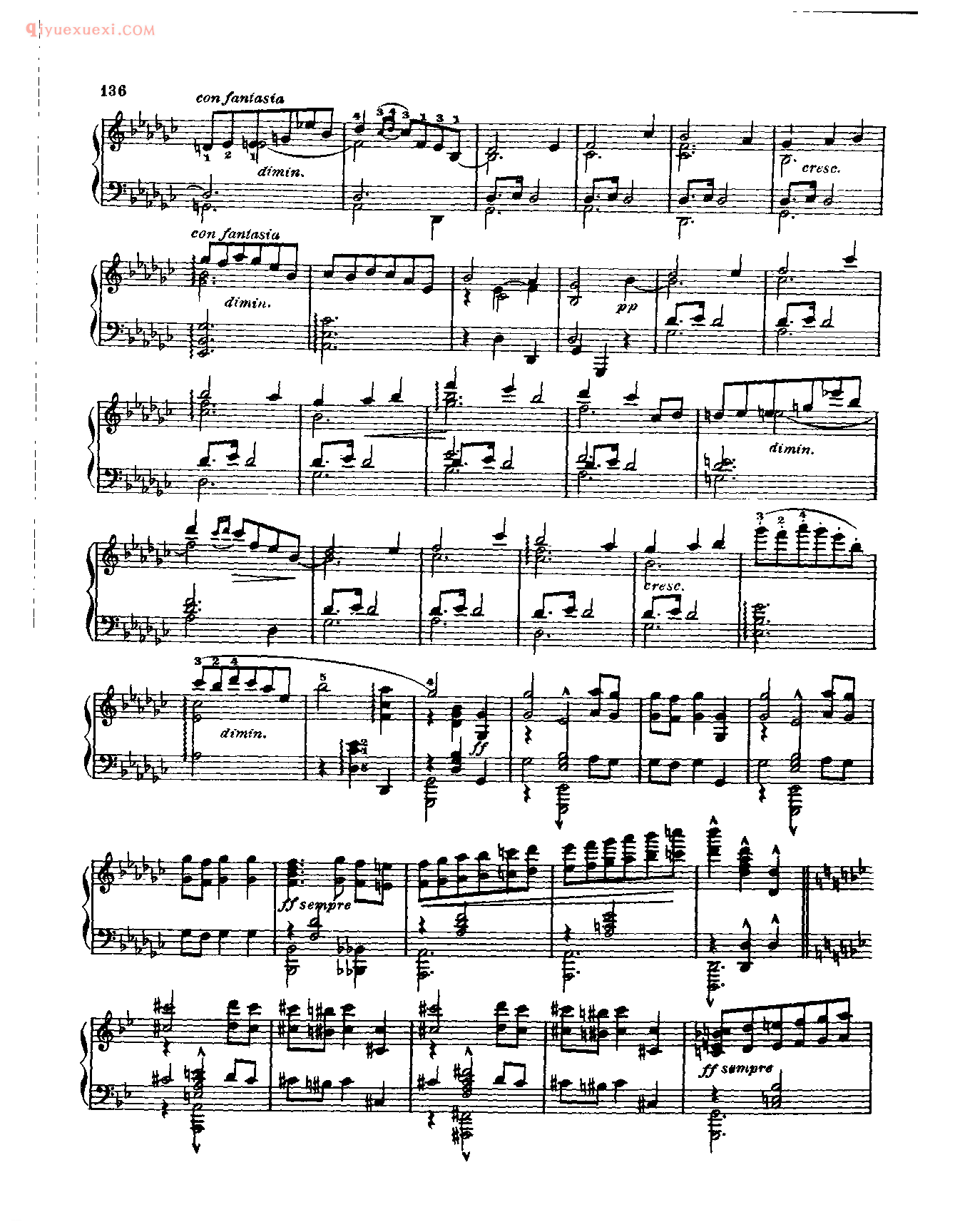 世界钢琴名曲谱_玛祖卡(作品54之2)_戈达