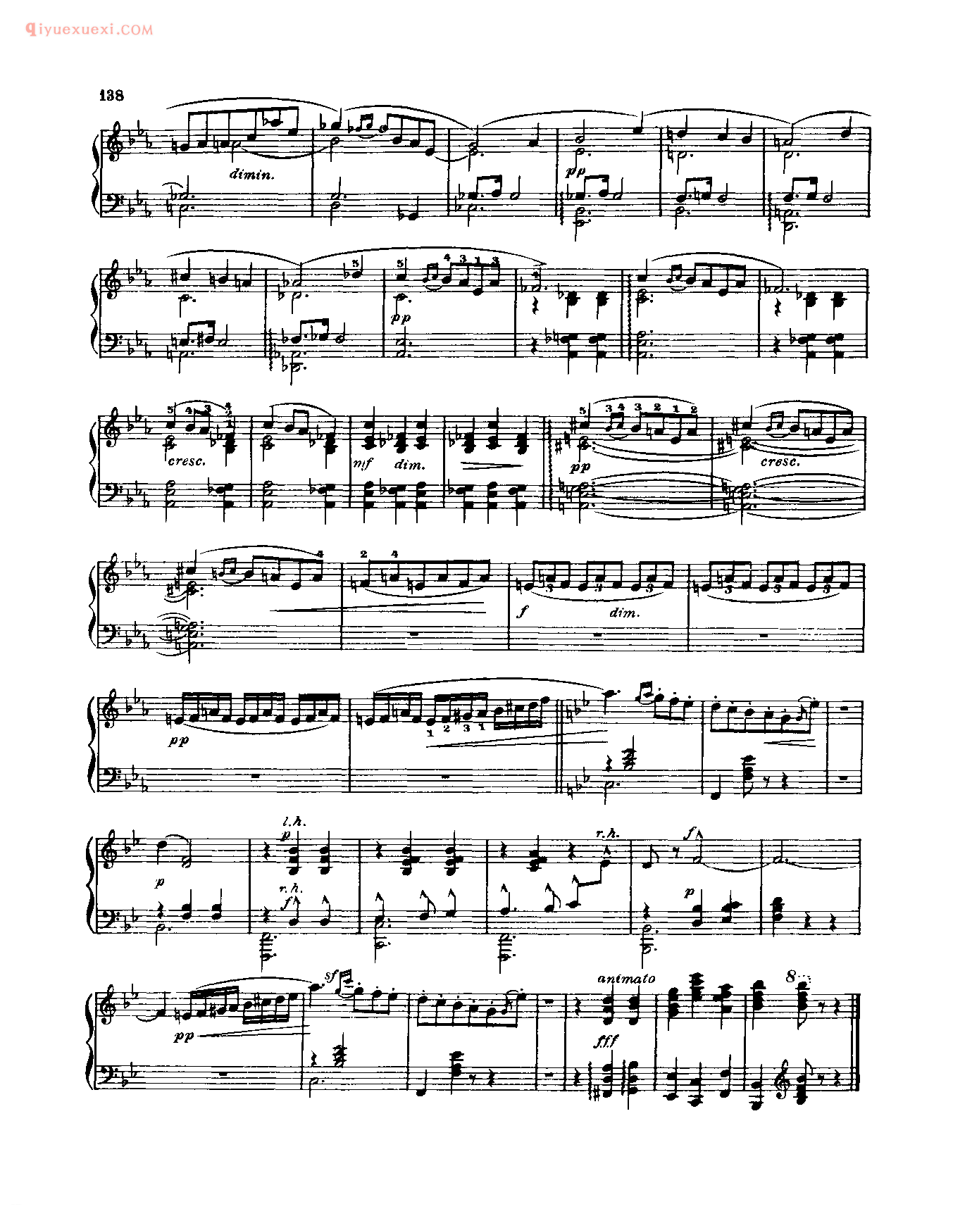 世界钢琴名曲谱_玛祖卡(作品54之2)_戈达