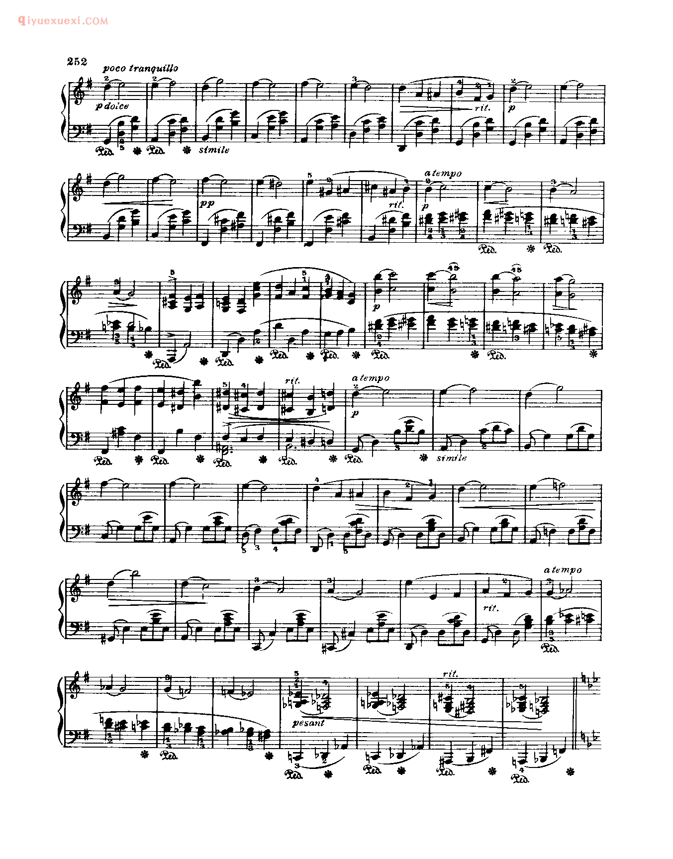 世界钢琴名曲谱_玛祖卡(作品21之1)_圣桑