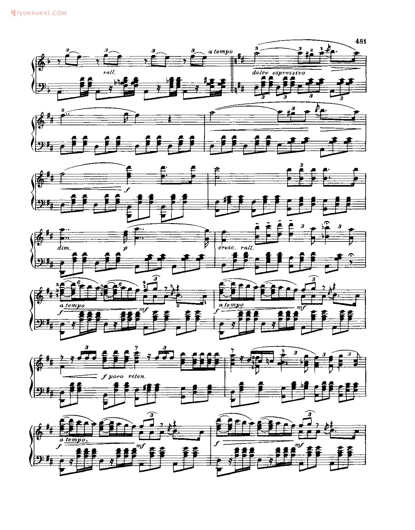 世界钢琴名曲谱_主啊!怜悯我吧!_选自歌剧《游吟诗人》_威尔弟