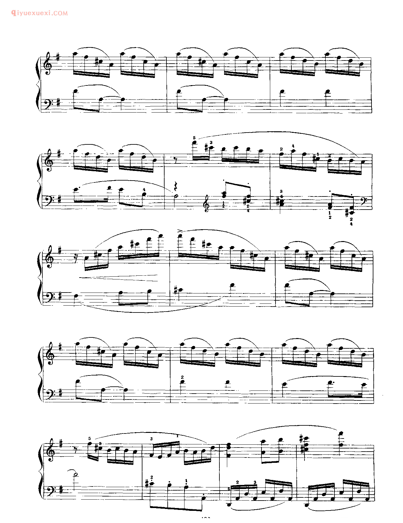中国钢琴乐曲谱_快乐的女战士_杜鸣心曲