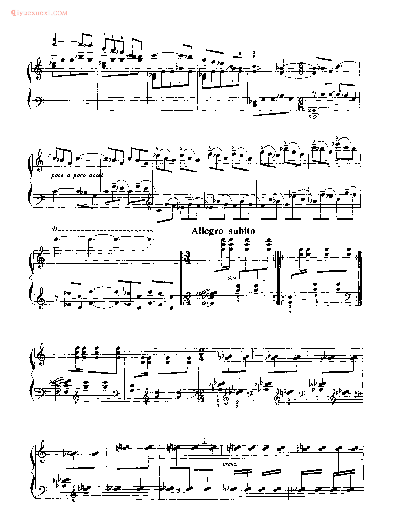 中国钢琴乐曲谱_蚌与渔夫_沈利群曲