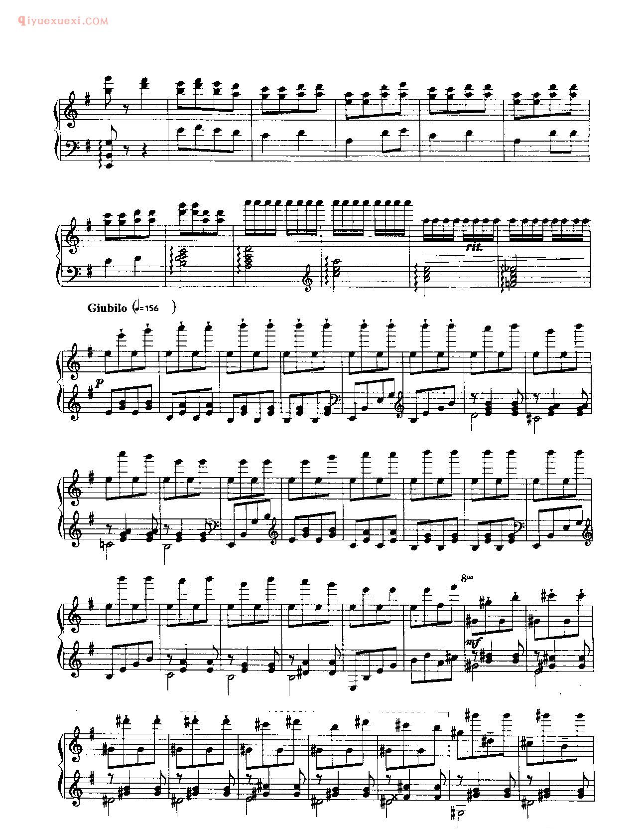 中国钢琴乐曲谱_滇湖琴声_赵晓生曲