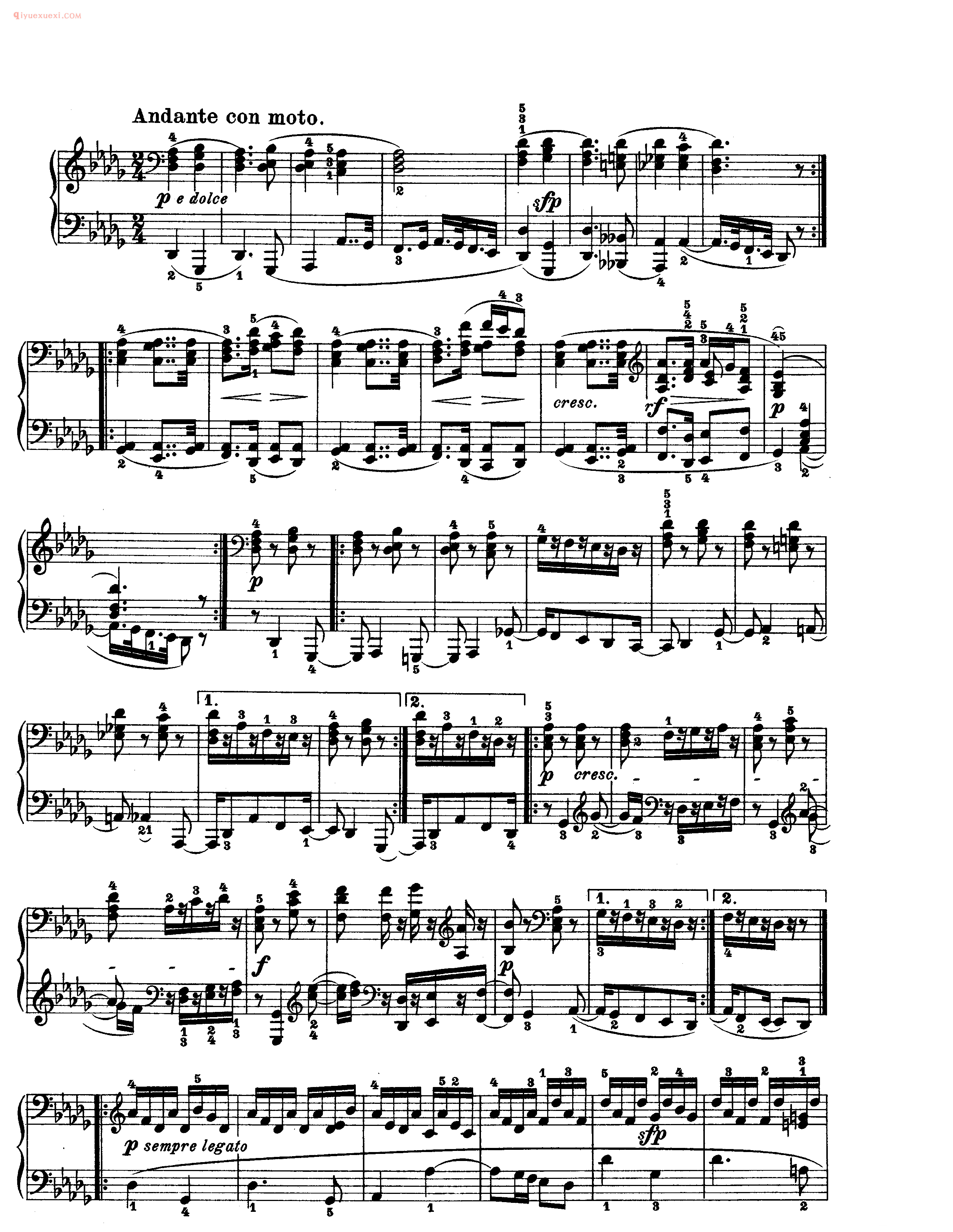 Beethoven Sonata In F Minor No.23 Op.57 (Appassionata)