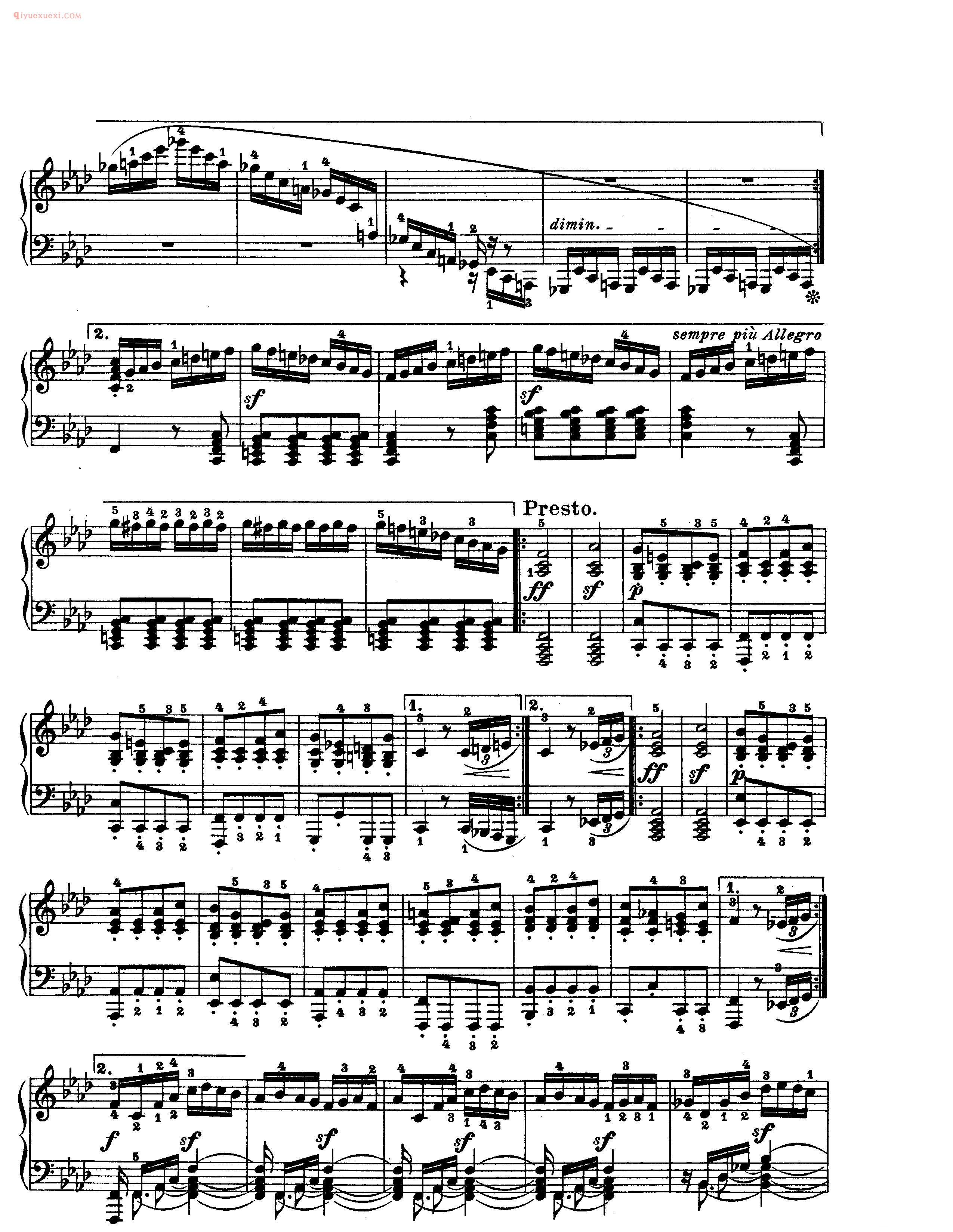 Beethoven Sonata In F Minor No.23 Op.57 (Appassionata)