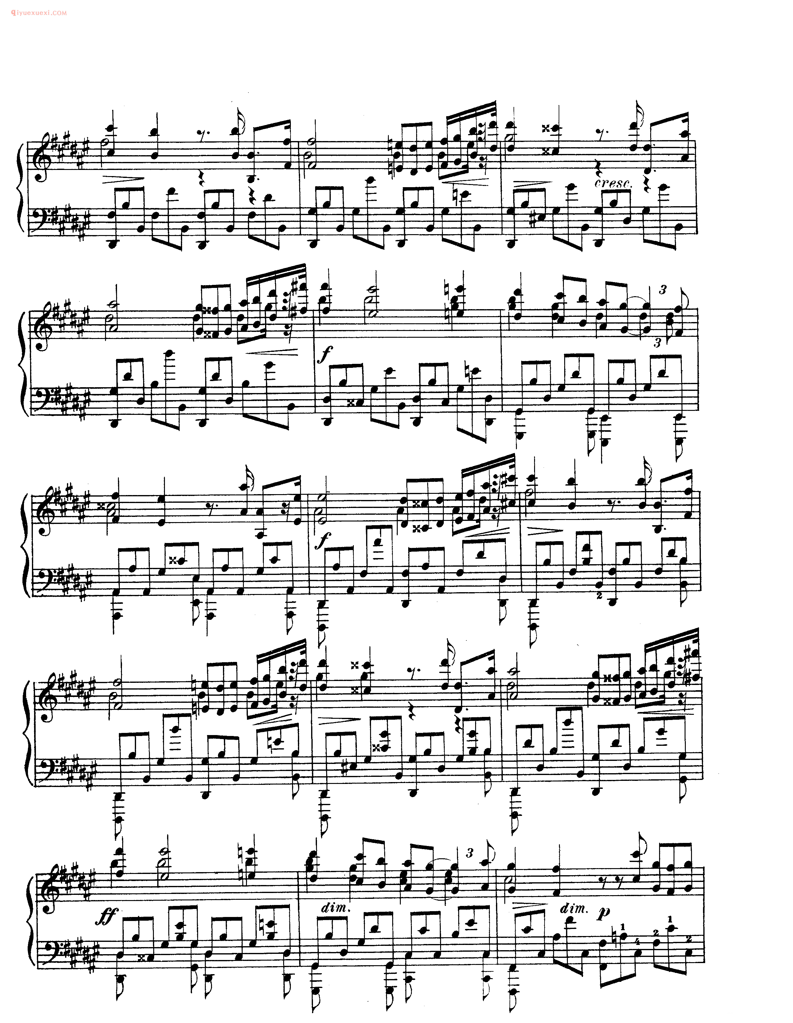 Etude In D Sharp Minor Op.8 No.12 'Patetico' - Scriabin