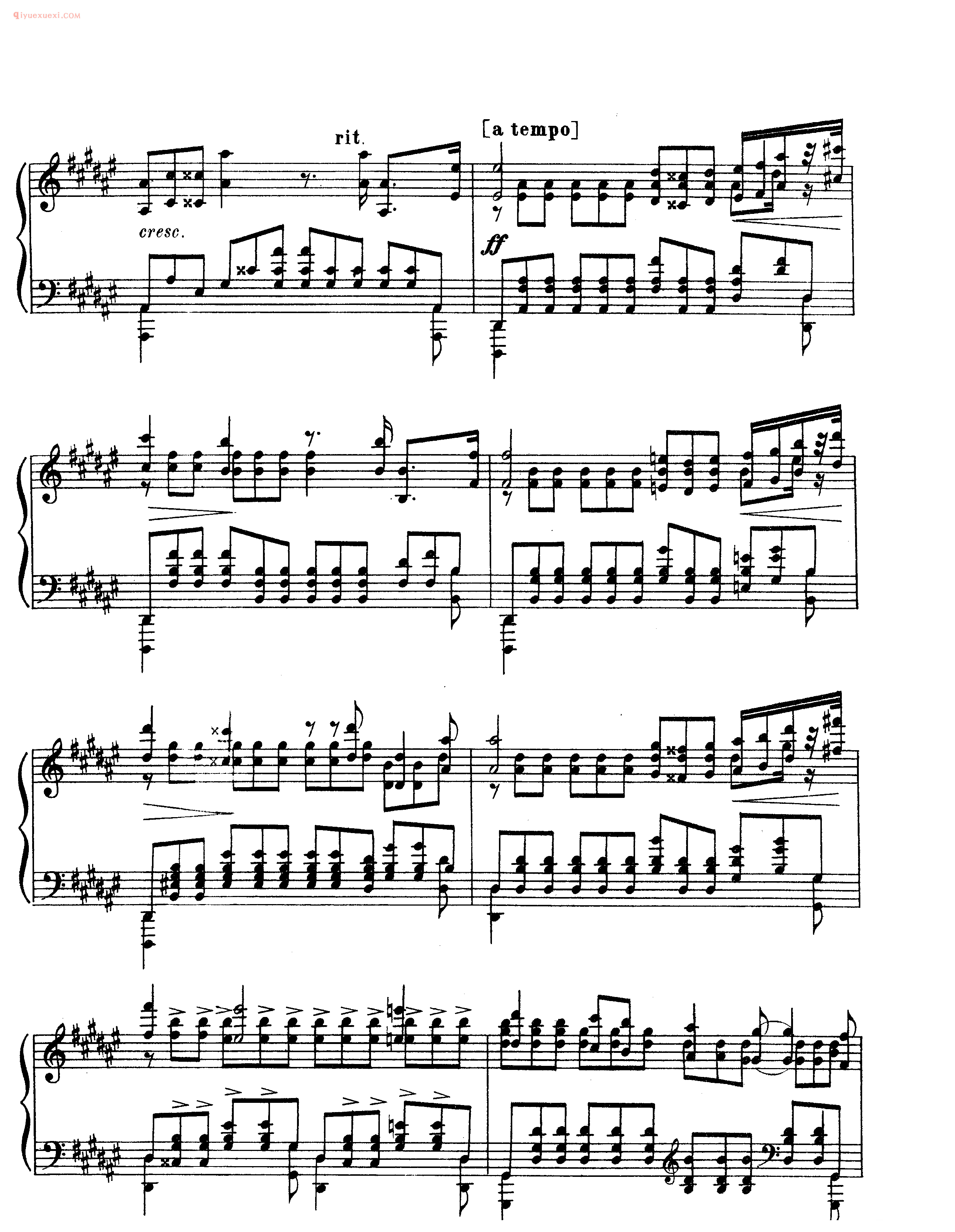 Etude In D Sharp Minor Op.8 No.12 'Patetico' - Scriabin
