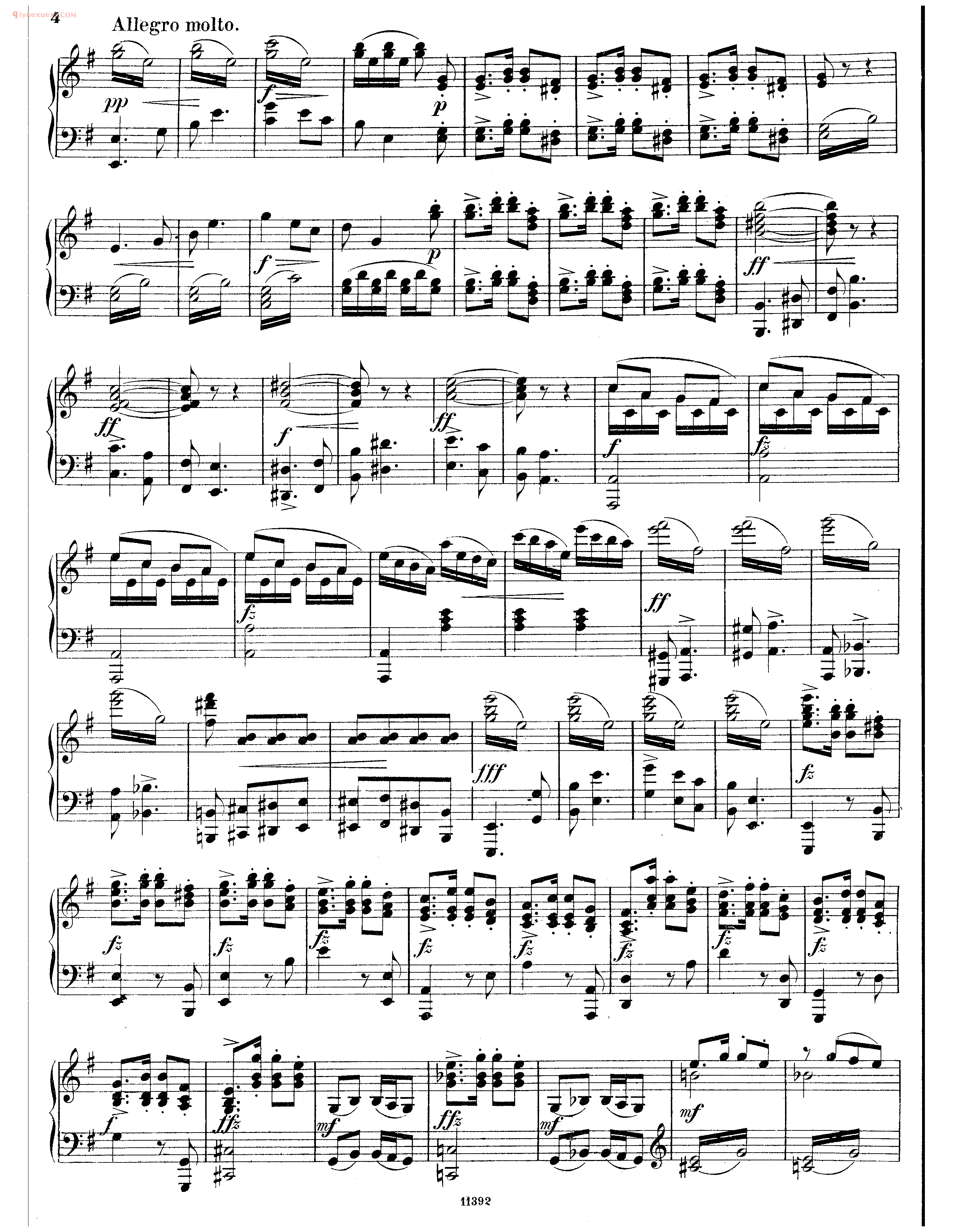 e小调第九交响曲自新大陆Symphony No.9 In E Minor From The New World