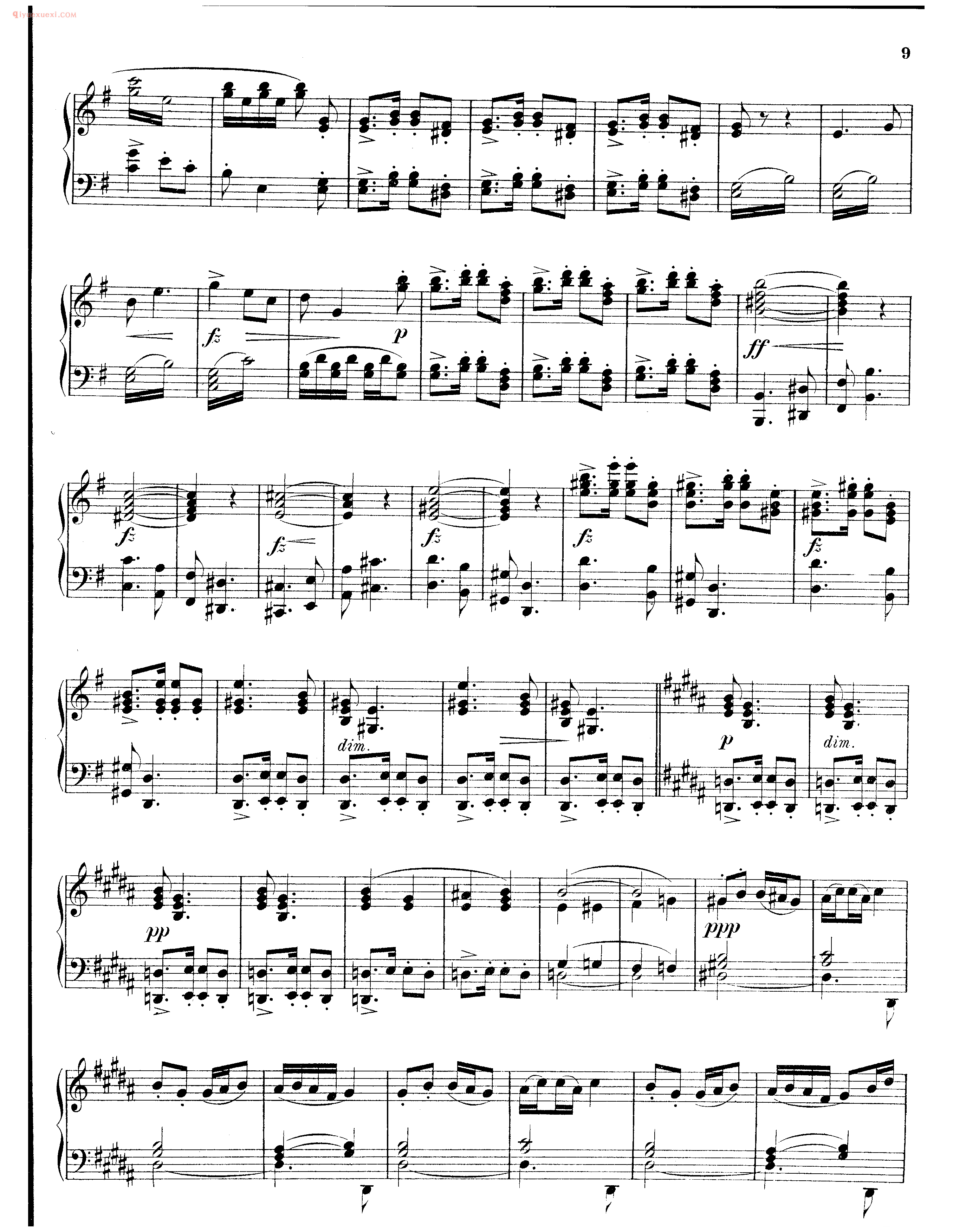 e小调第九交响曲自新大陆Symphony No.9 In E Minor From The New World