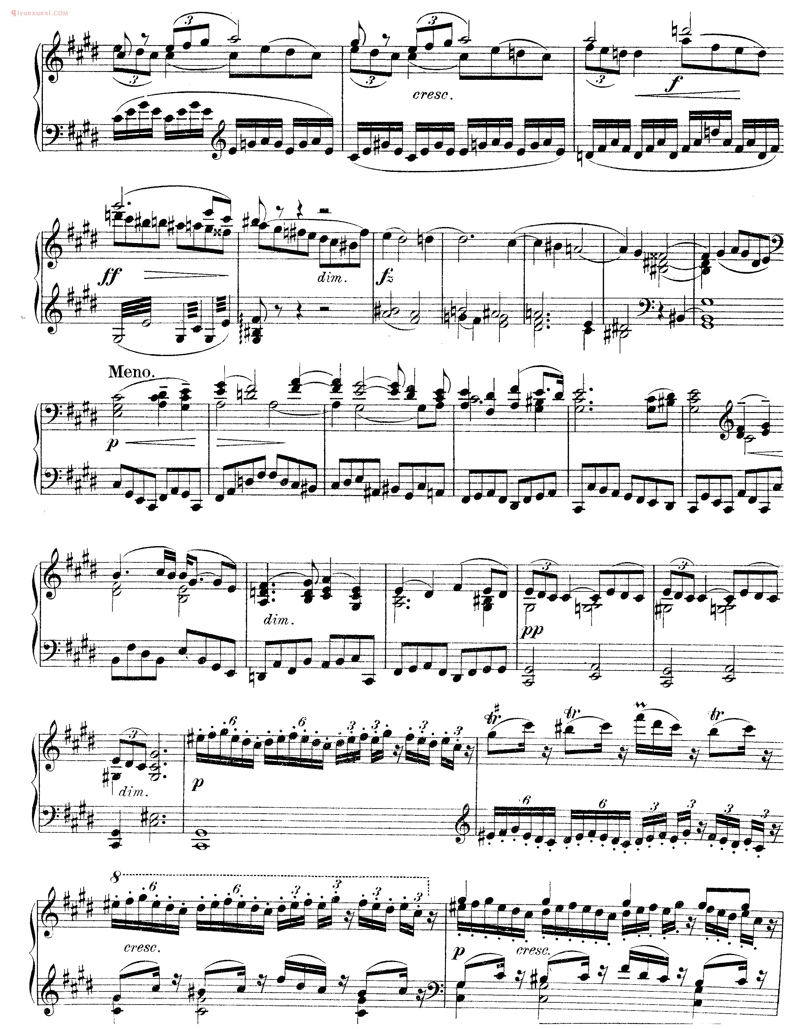 e小调第九交响曲自新大陆Symphony No.9 In E Minor From The New World