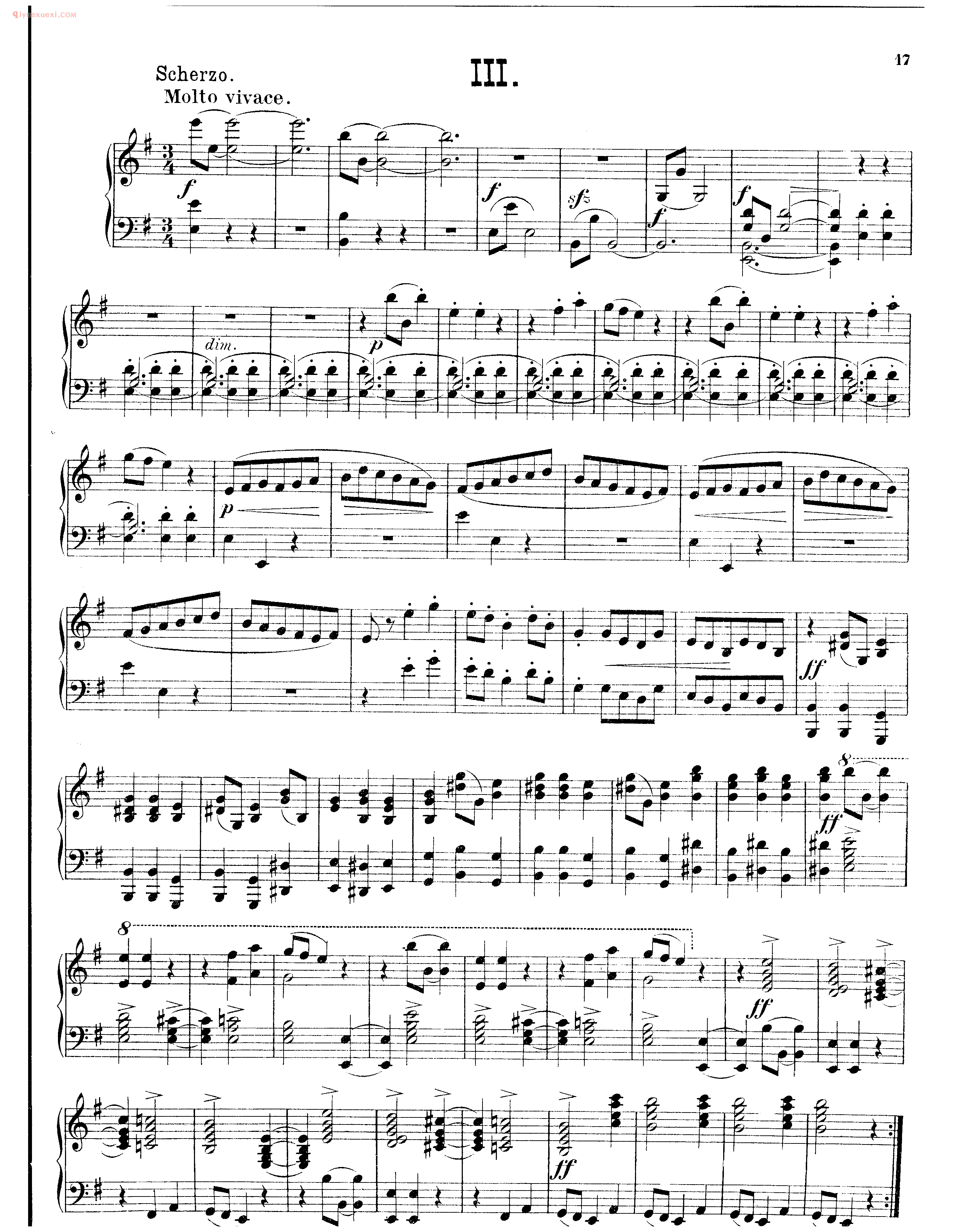 e小调第九交响曲自新大陆Symphony No.9 In E Minor From The New World